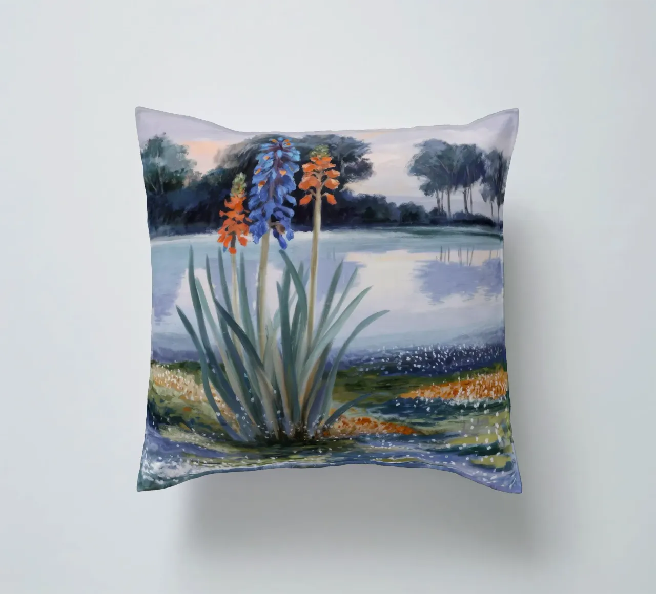 Isola di Bloom Dance cuscino da Obisidian Brush