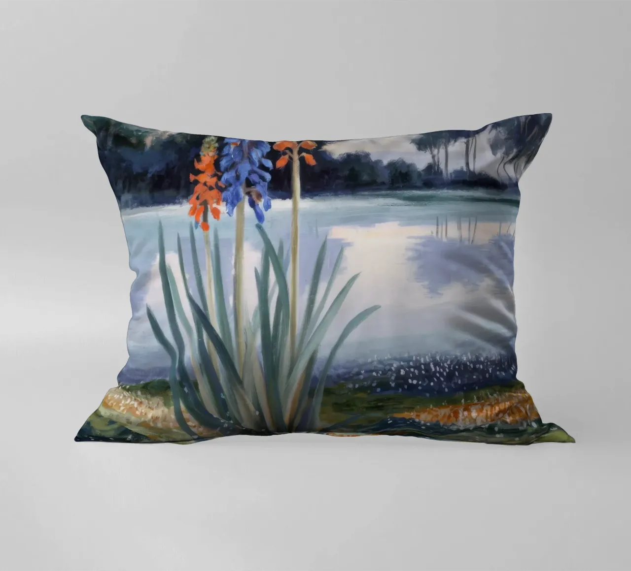 Isola di Bloom Dance cuscino da Obisidian Brush