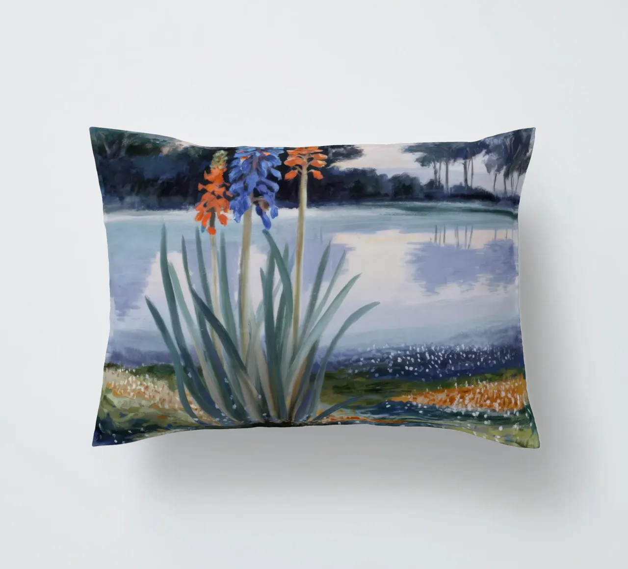 Isola di Bloom Dance cuscino da Obisidian Brush