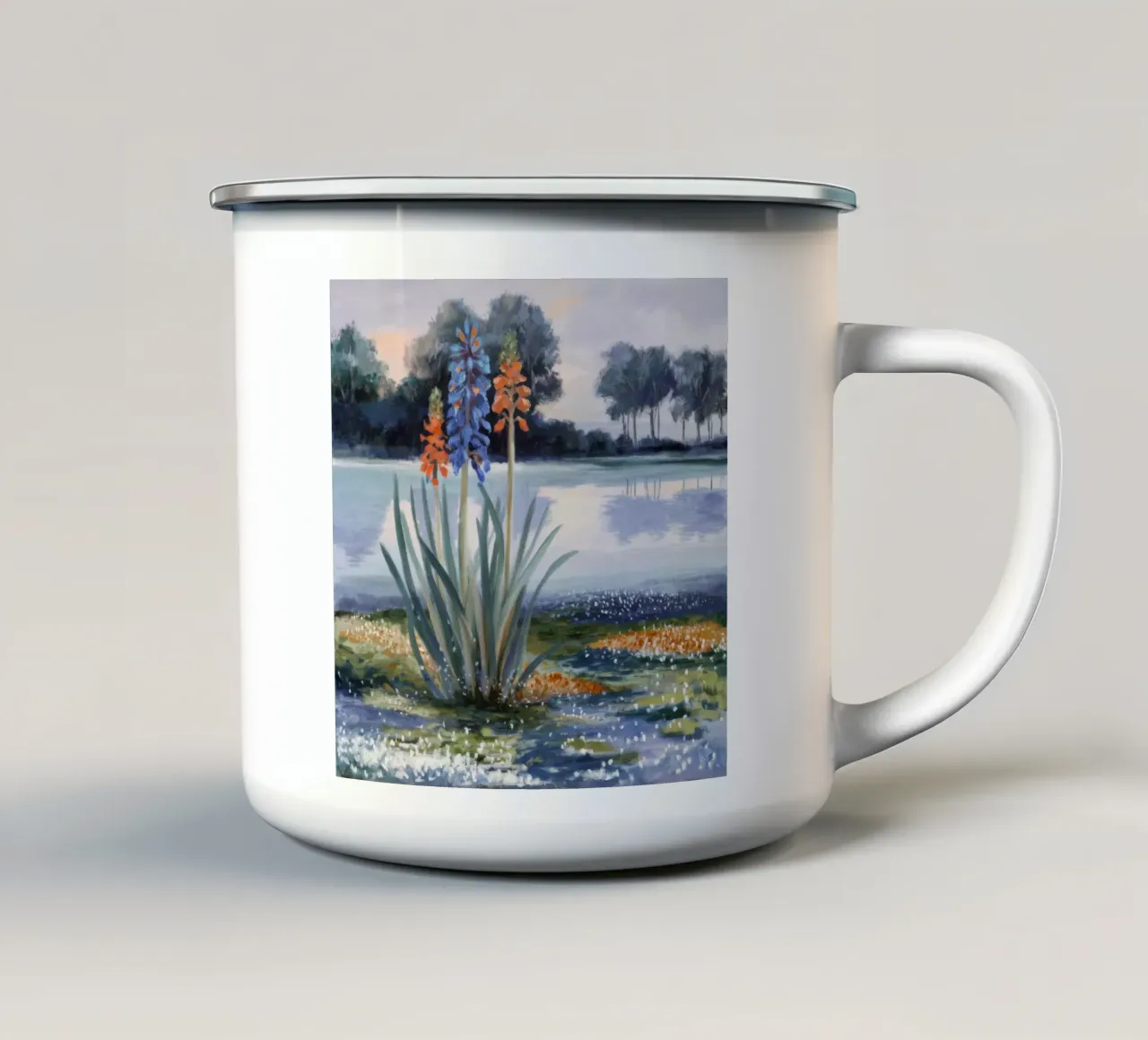 Isola di Bloom Dance tazza in smalto da Obisidian Brush