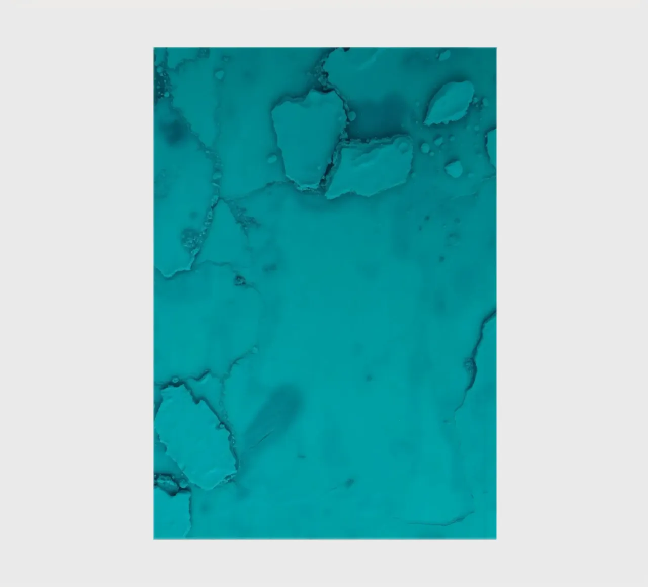 patterns of turquoise abstract art showcasing fluid shapes notebook by DesignDoodle