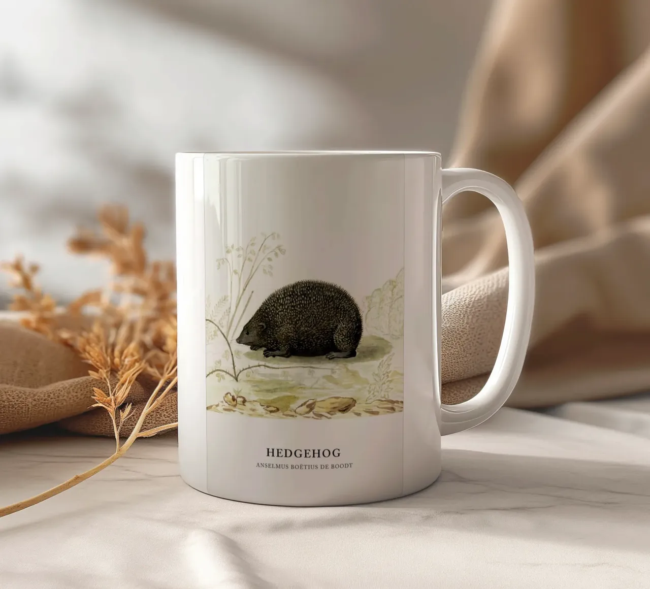 Anselmus Boëtius de Boodt - Hedgehog tazza in ceramica da Vintage by JUNIQE