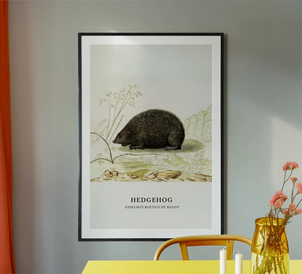 Anselmus Boëtius de Boodt - Hedgehog carta hahnemühle da Vintage by JUNIQE