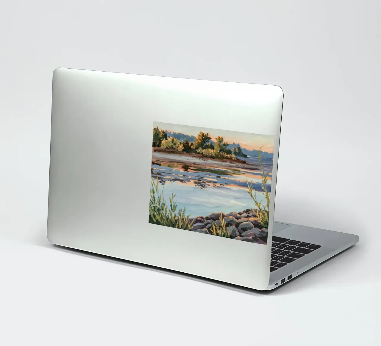 Stony Shore Calm sticker by Obisidian Brush