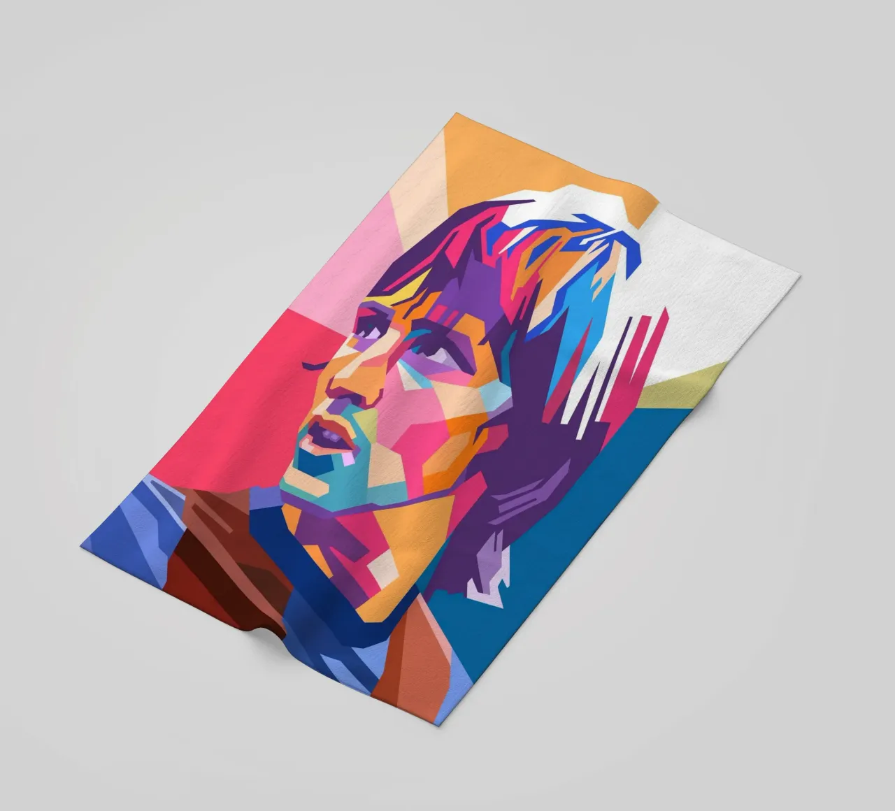 Johan Cruyff, iconico giocatore di calcio telo mare da Hantamrata