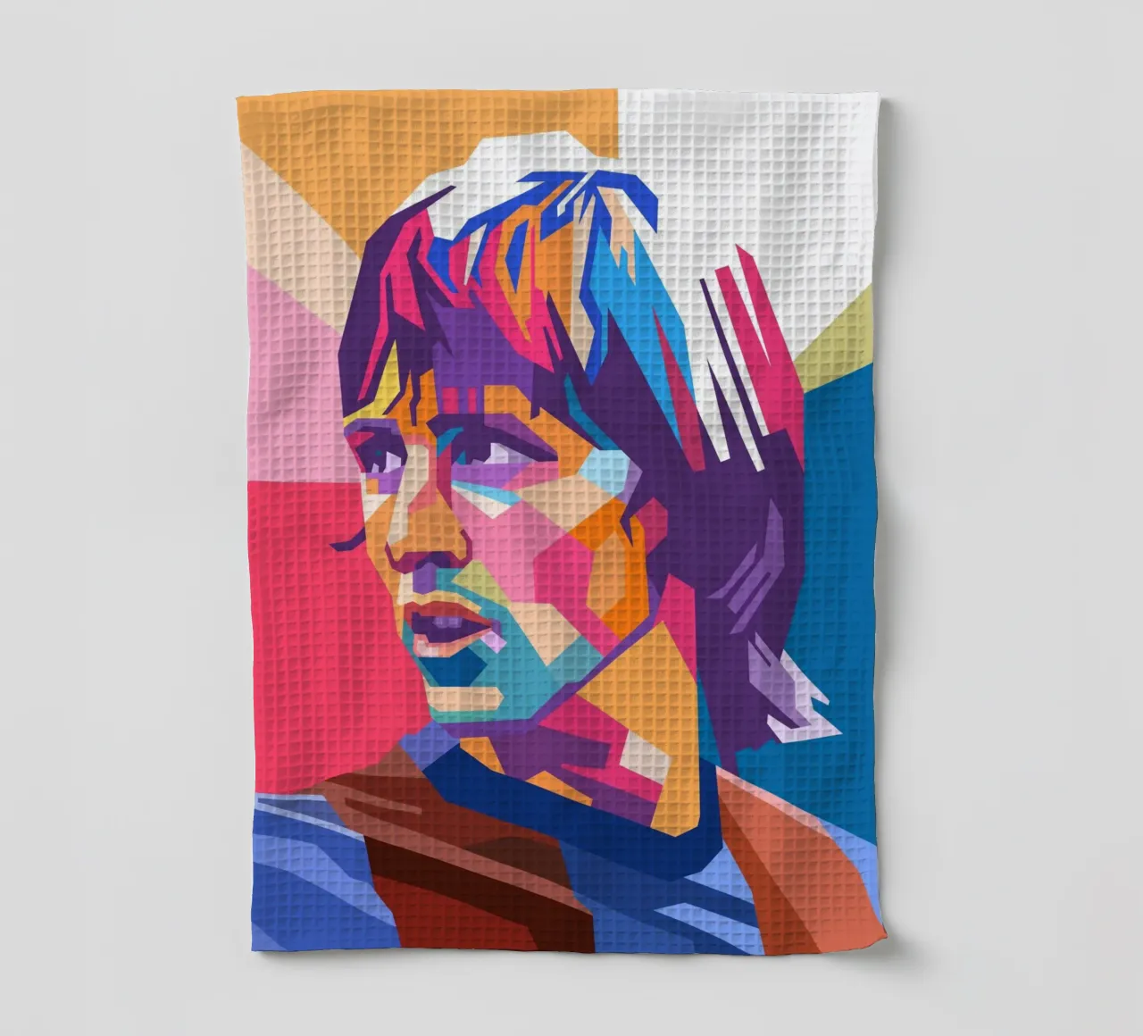 Johan Cruyff, iconico giocatore di calcio canovaccio da cucina da Hantamrata