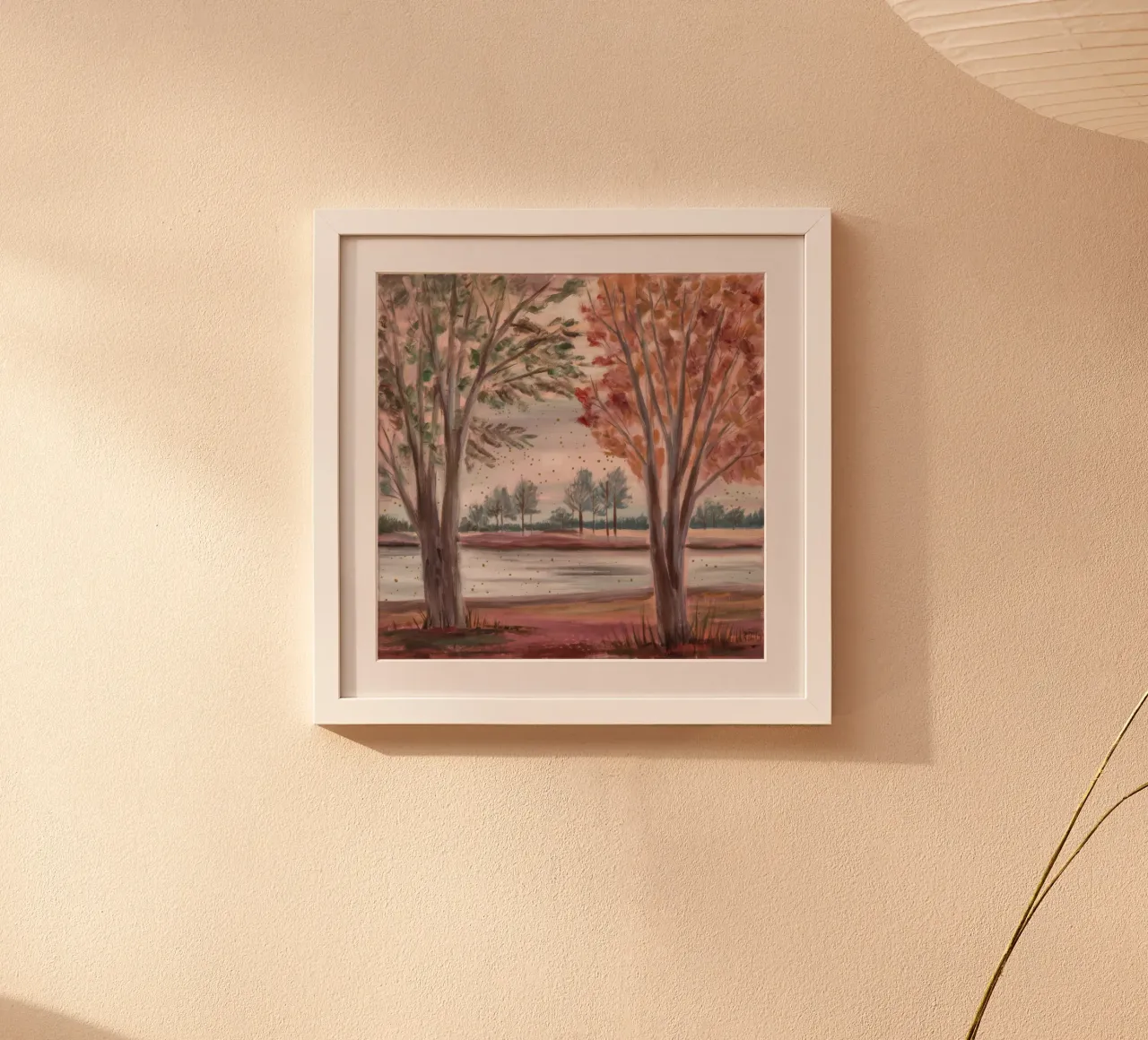 Pioggia d'autunno carta hahnemühle da Obisidian Brush