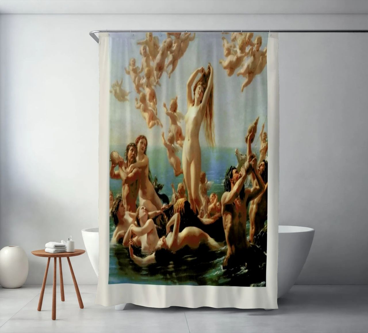 Zuber - Buhler - The Birth of Venus rideau de douche de Vintage by JUNIQE