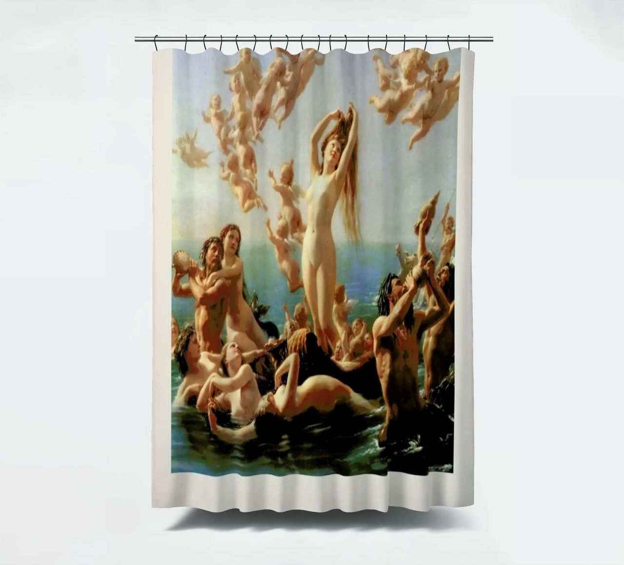 Zuber - Buhler - The Birth of Venus rideau de douche de Vintage by JUNIQE