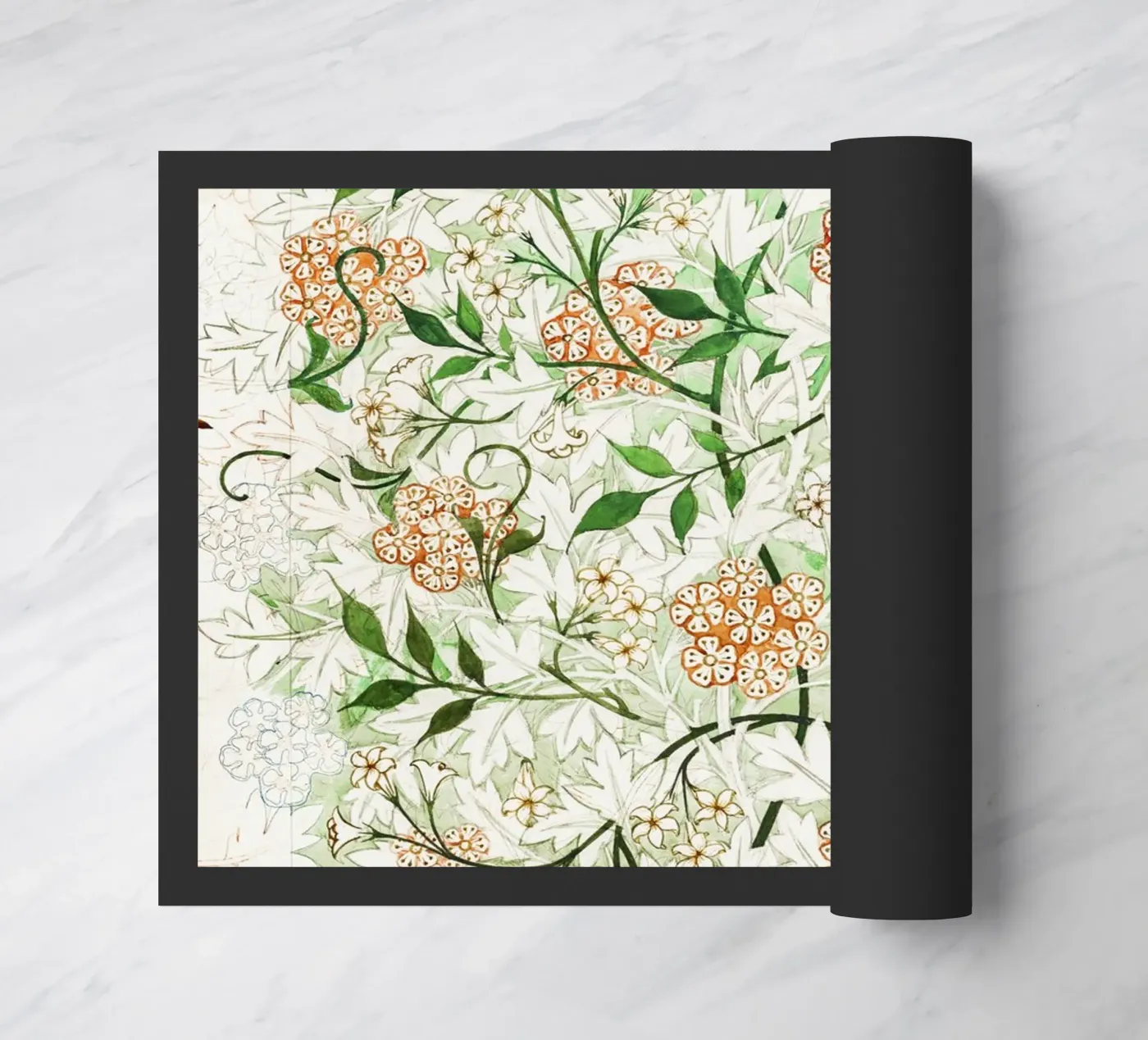 William Morris – Jasmine Pattern deurmat van Venus Art