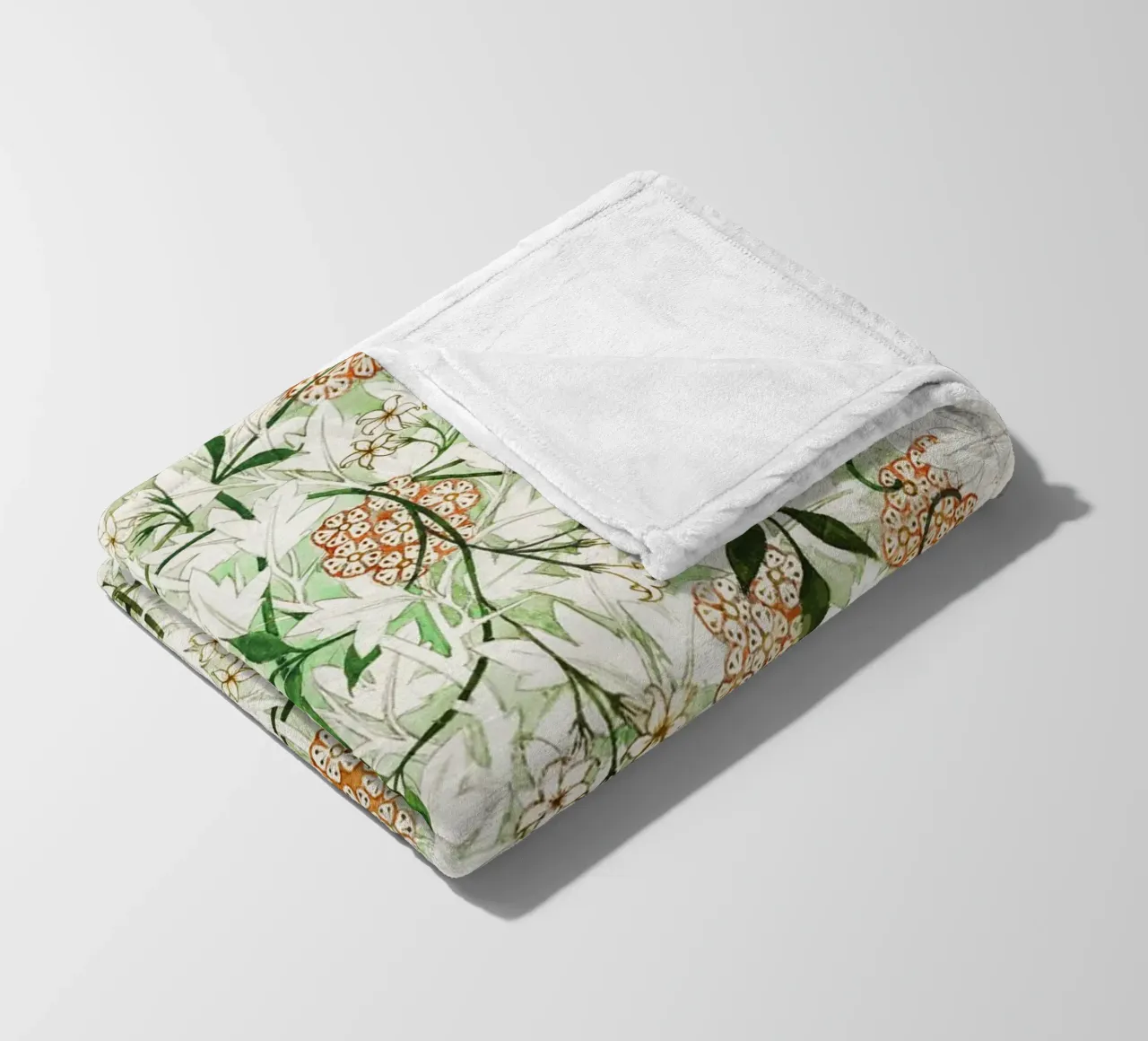 William Morris – Jasmine Pattern (circa late 19th century) coperta in pile da Venus Art