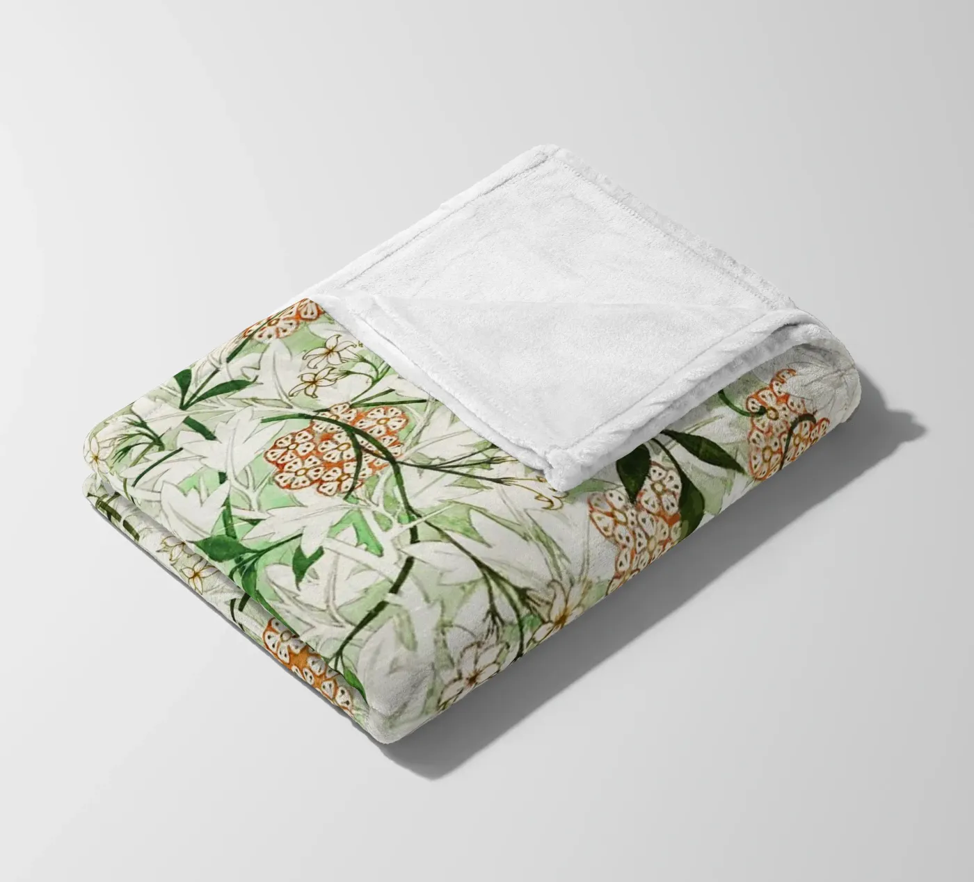William Morris – Jasmine Pattern Fleecedecke von Venus Art