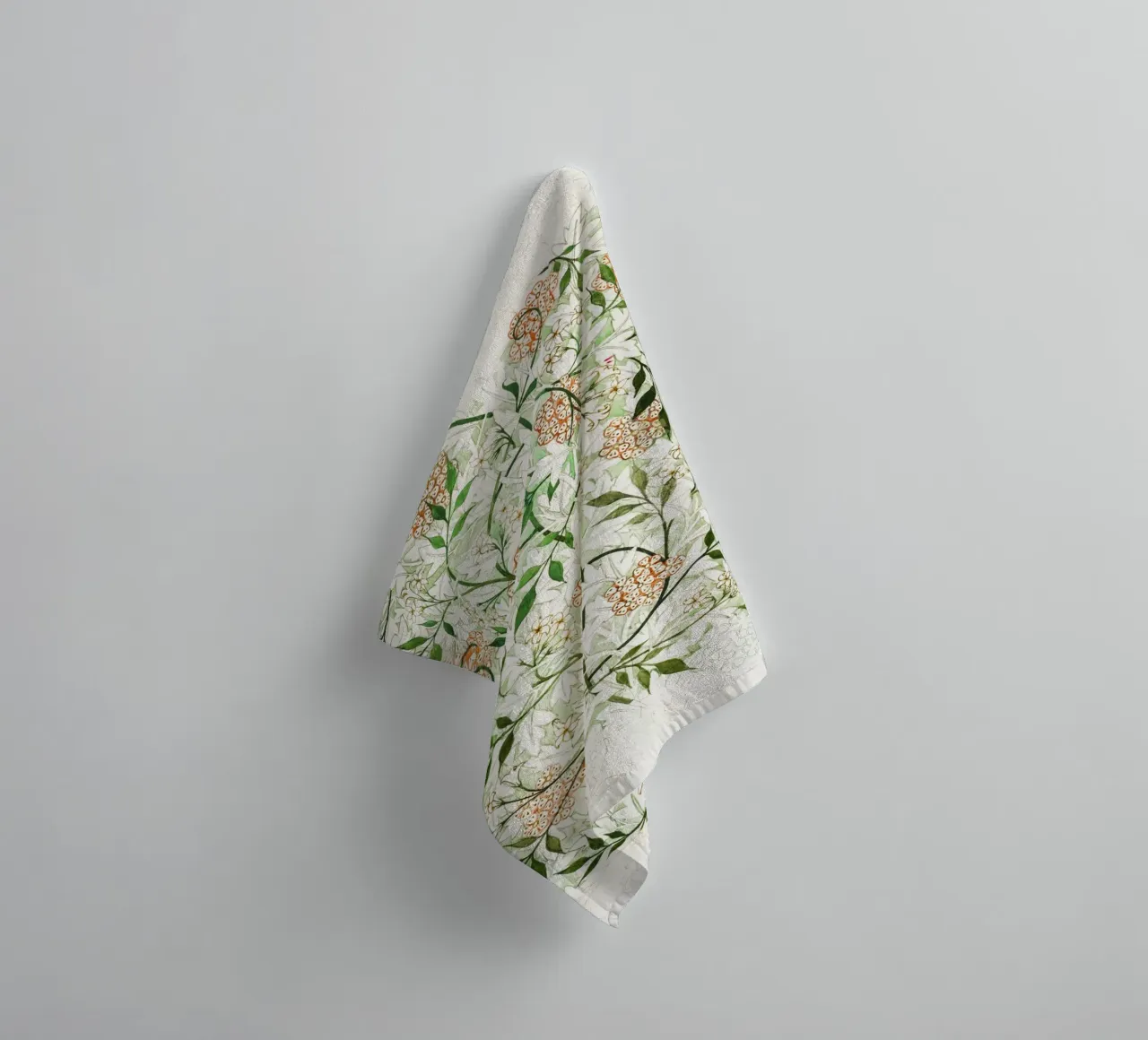 William Morris – Jasmine Pattern (circa late 19th century) asciugamano da bagno da Venus Art