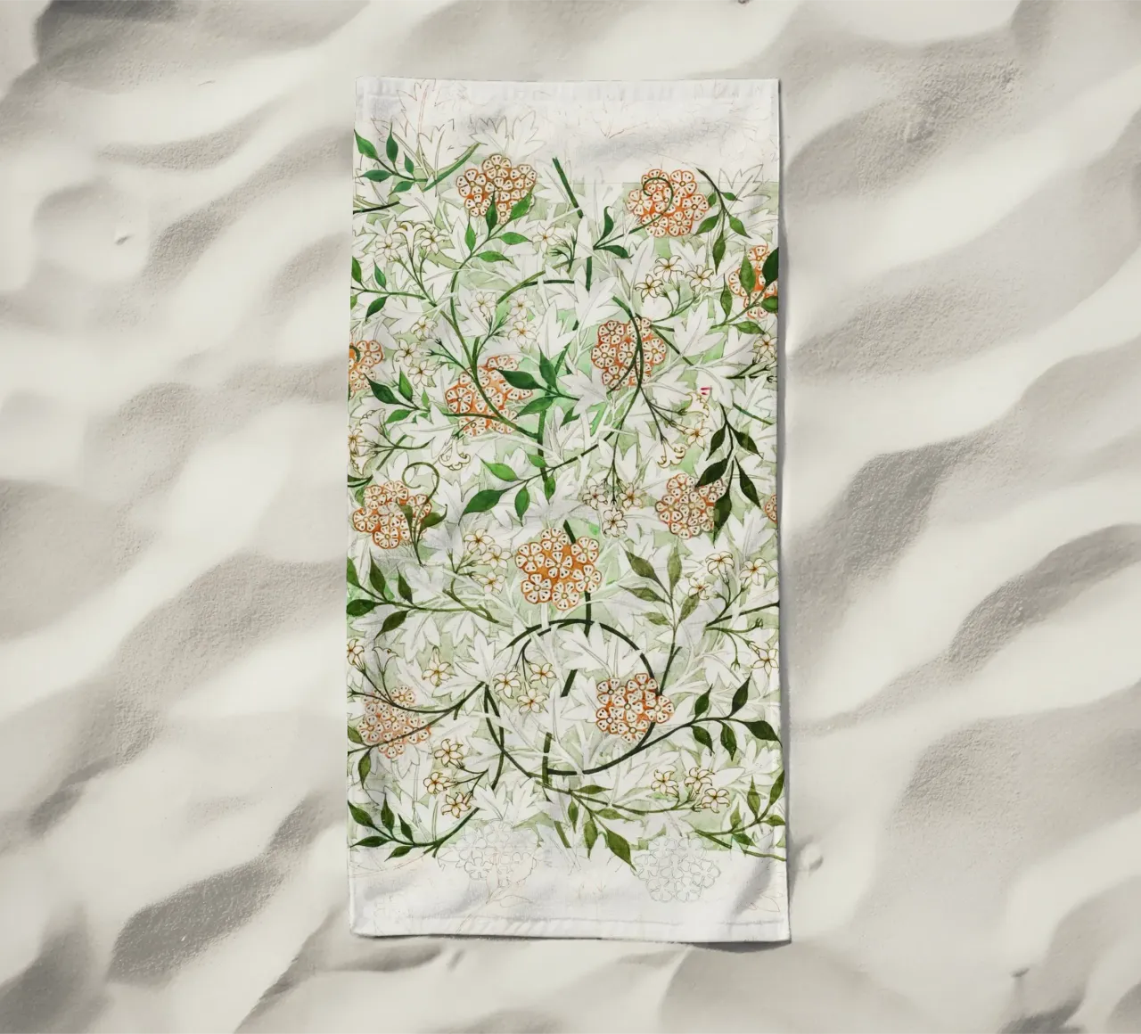 William Morris – Jasmine Pattern (circa late 19th century) telo mare da Venus Art