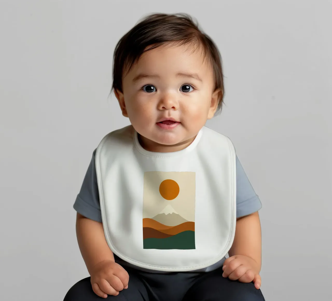 Monte Fuji - Eclissi di ocra bavaglino da Affiches Soleil & Déco Lumineuse – Sunny