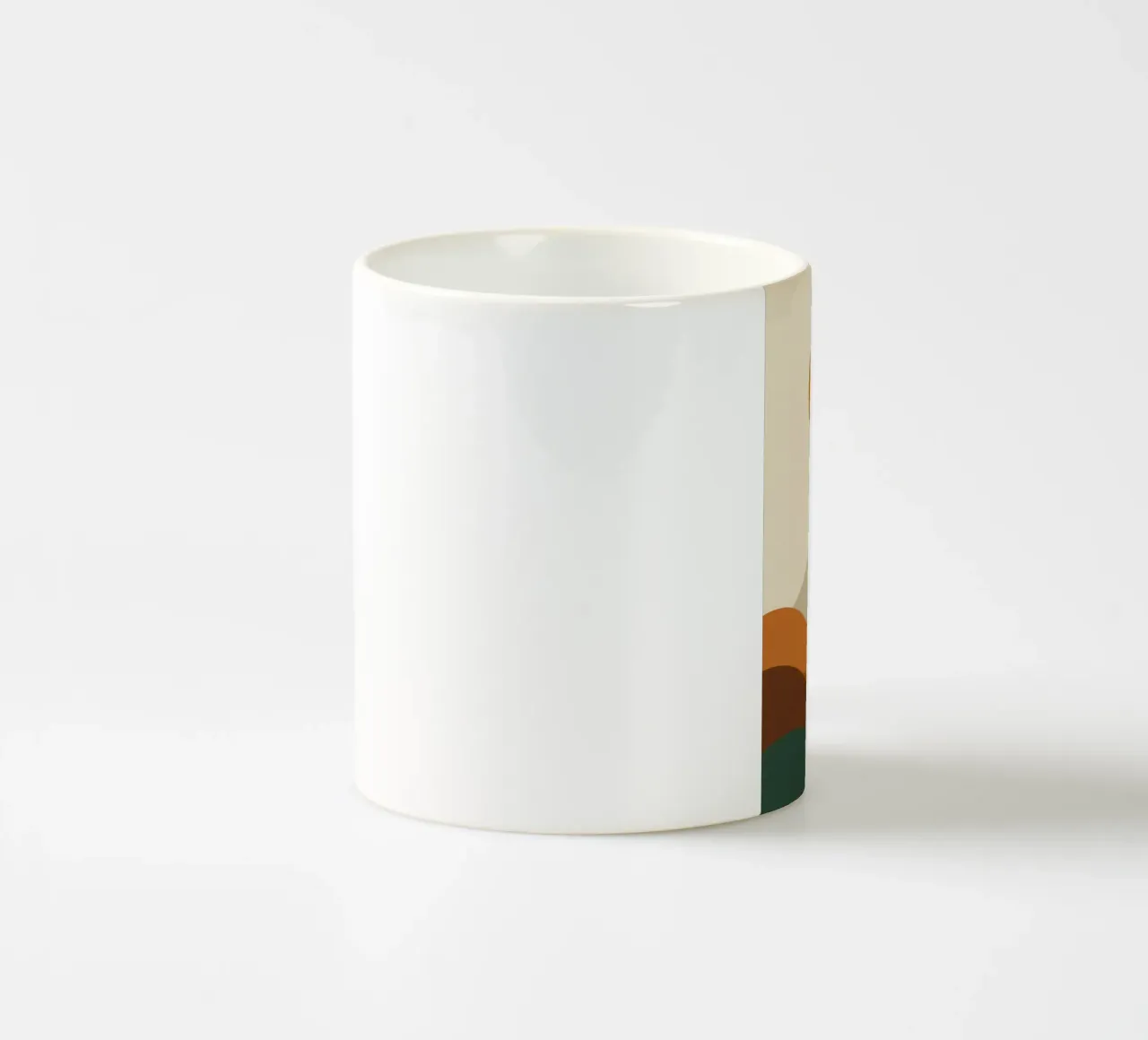 Monte Fuji - Eclissi di ocra tazza in ceramica da Affiches Soleil & Déco Lumineuse – Sunny