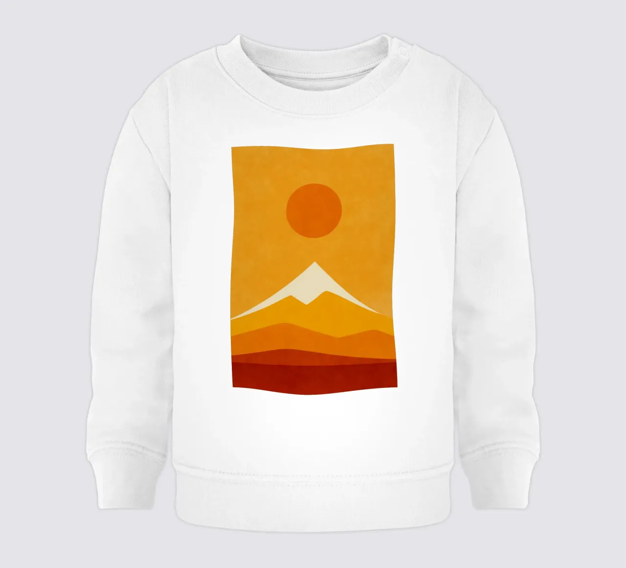 Mont Fuji - Vibration Solaire felpa neonato da Affiches Soleil & Déco Lumineuse – Sunny