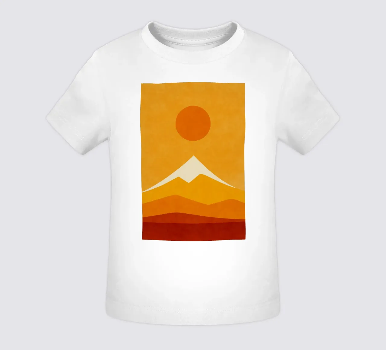 Mont Fuji - Vibration Solaire maglietta neonato da Affiches Soleil & Déco Lumineuse – Sunny