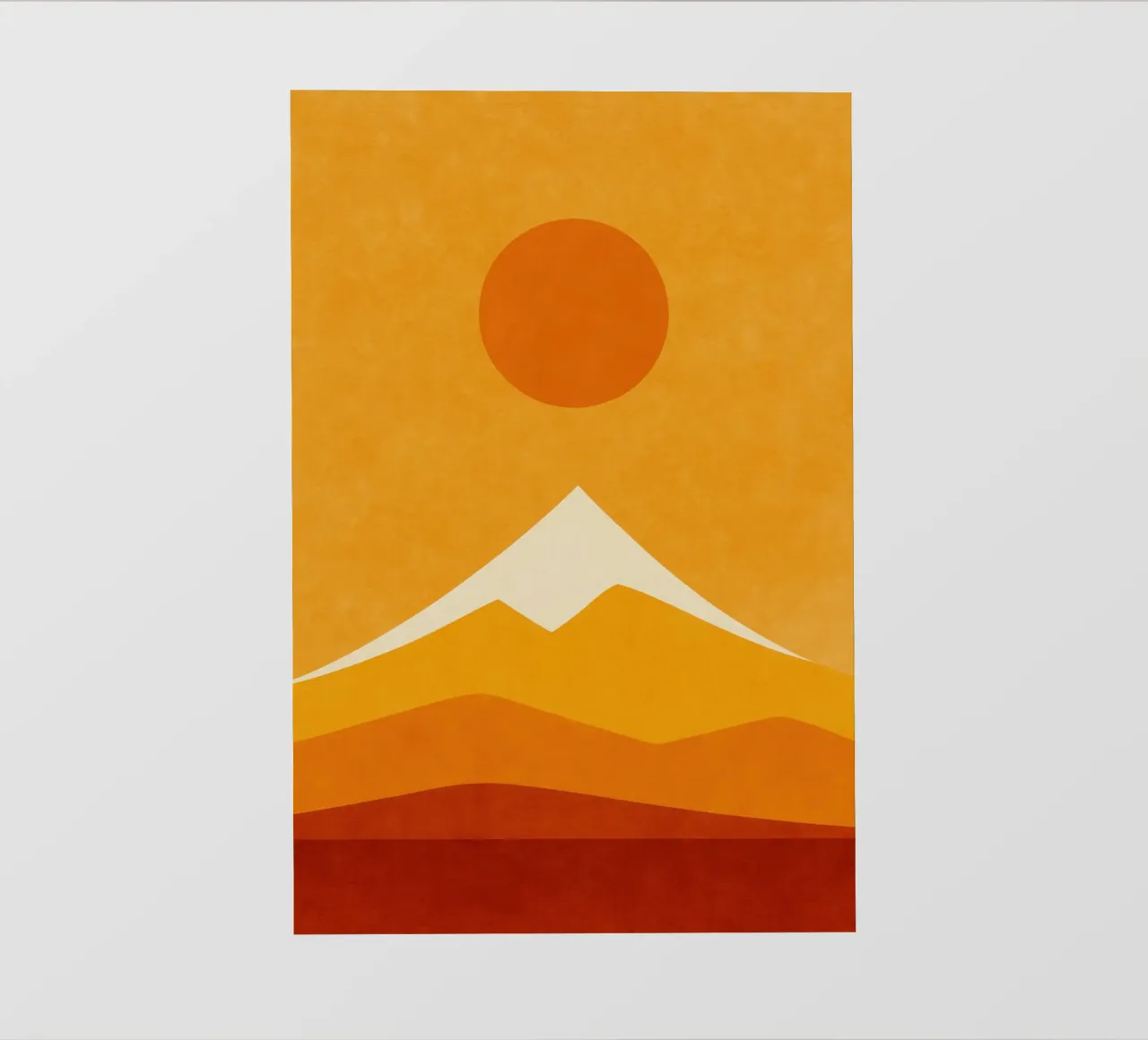 Mont Fuji - Vibration Solaire pellicola backlit da Affiches Soleil & Déco Lumineuse – Sunny