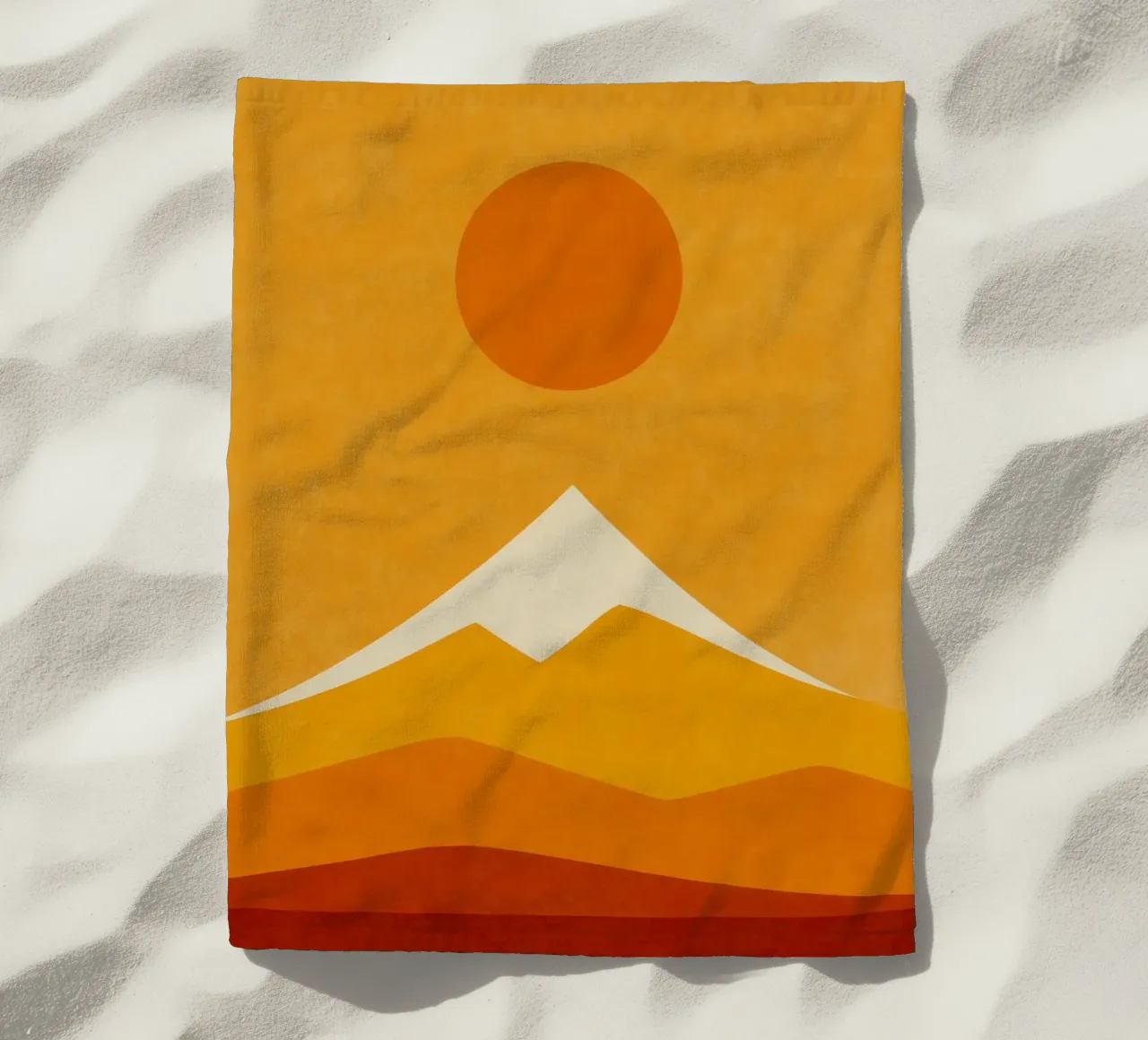 Mont Fuji - Vibration Solaire telo mare da Affiches Soleil & Déco Lumineuse – Sunny