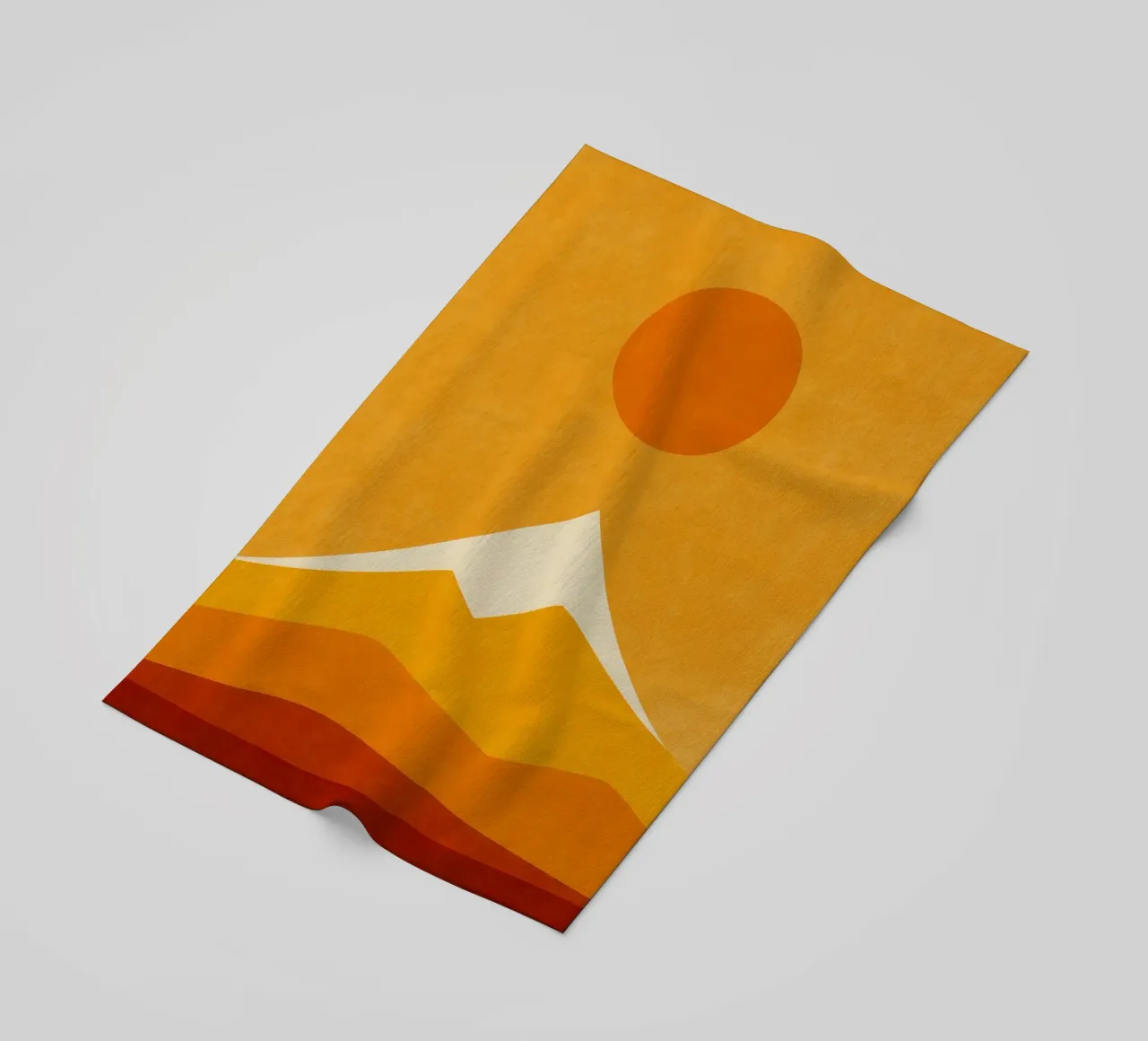 Mont Fuji - Vibration Solaire telo mare da Affiches Soleil & Déco Lumineuse – Sunny