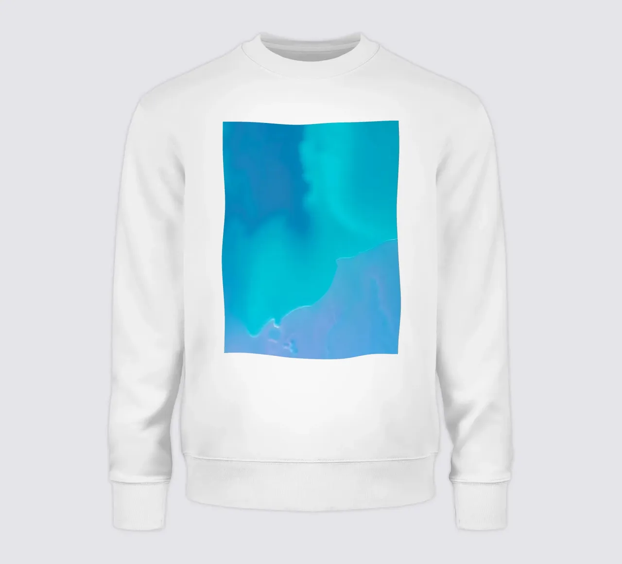 acque turchesi e spiagge sabbiose in una giornata di sole felpa da DesignDoodle