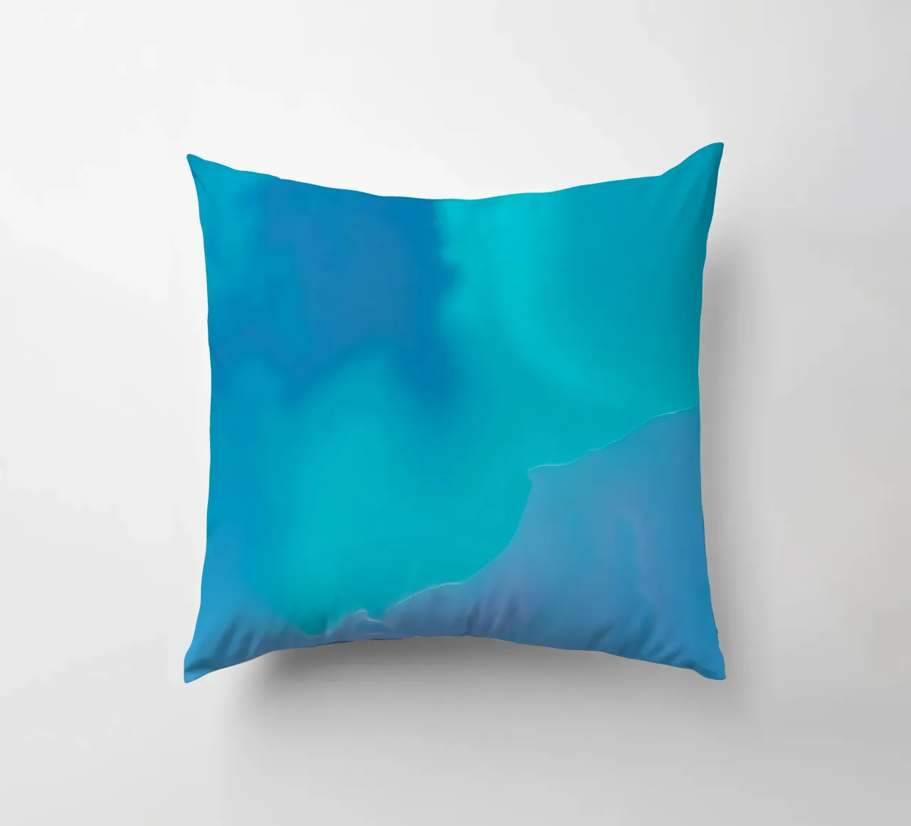 acque turchesi e spiagge sabbiose in una giornata di sole cuscino da DesignDoodle