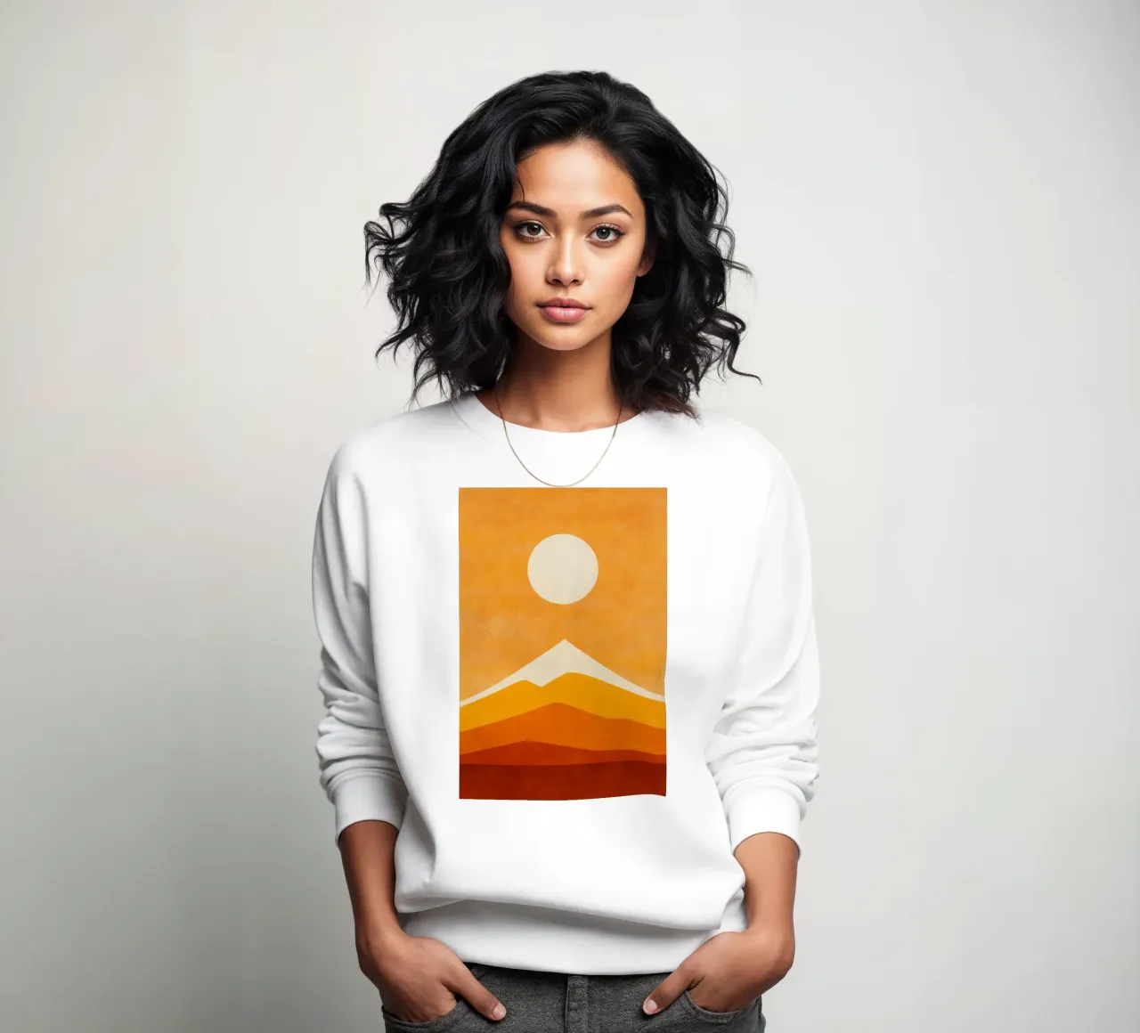 Monte Fuji - Alba radiosa felpa da Affiches Soleil & Déco Lumineuse – Sunny