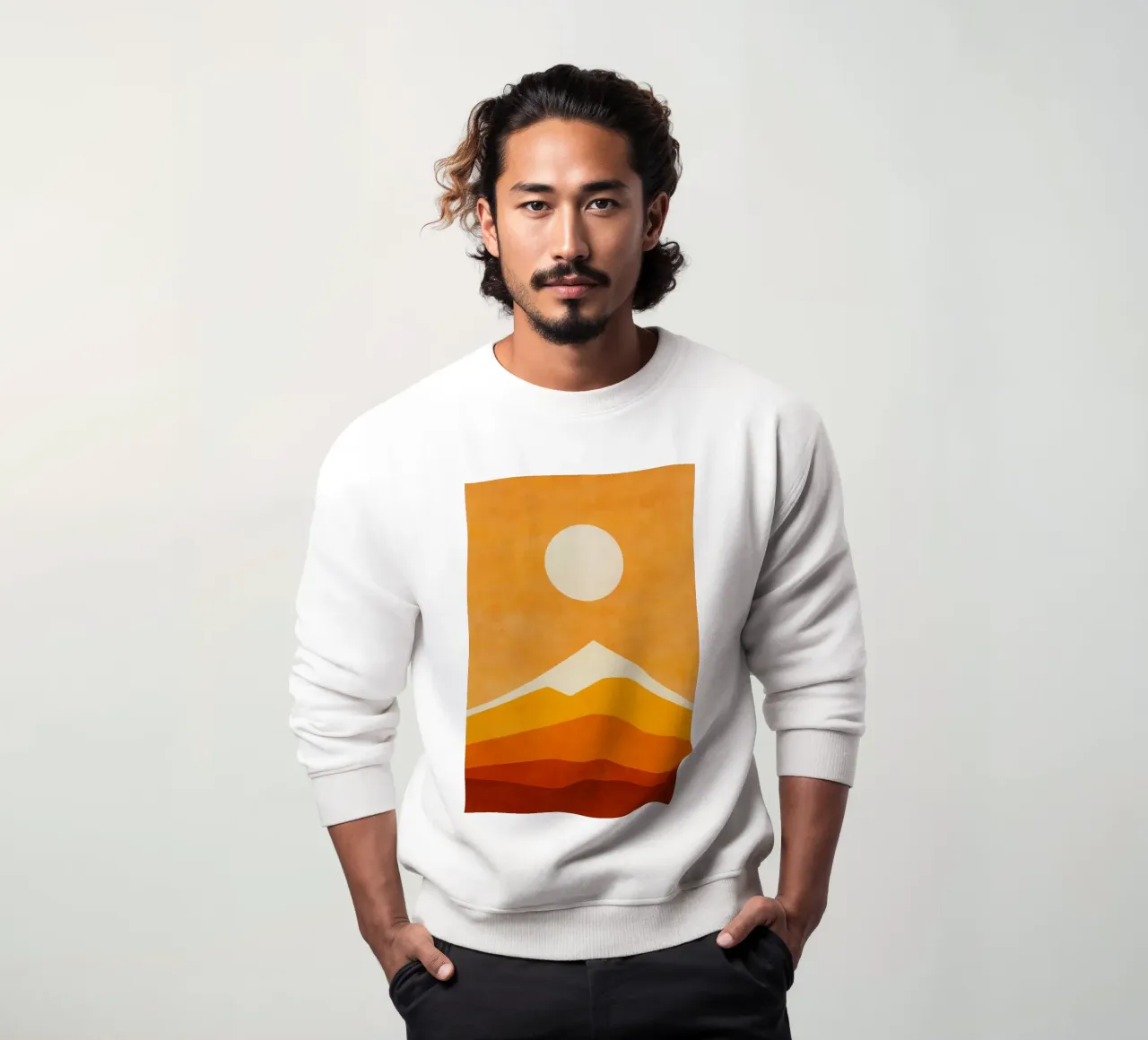 Monte Fuji - Alba radiosa felpa da Affiches Soleil & Déco Lumineuse – Sunny