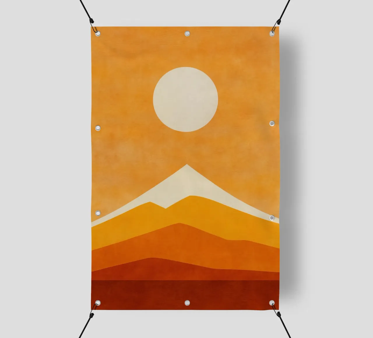 Monte Fuji - Alba radiosa telo in pvc da Affiches Soleil & Déco Lumineuse – Sunny