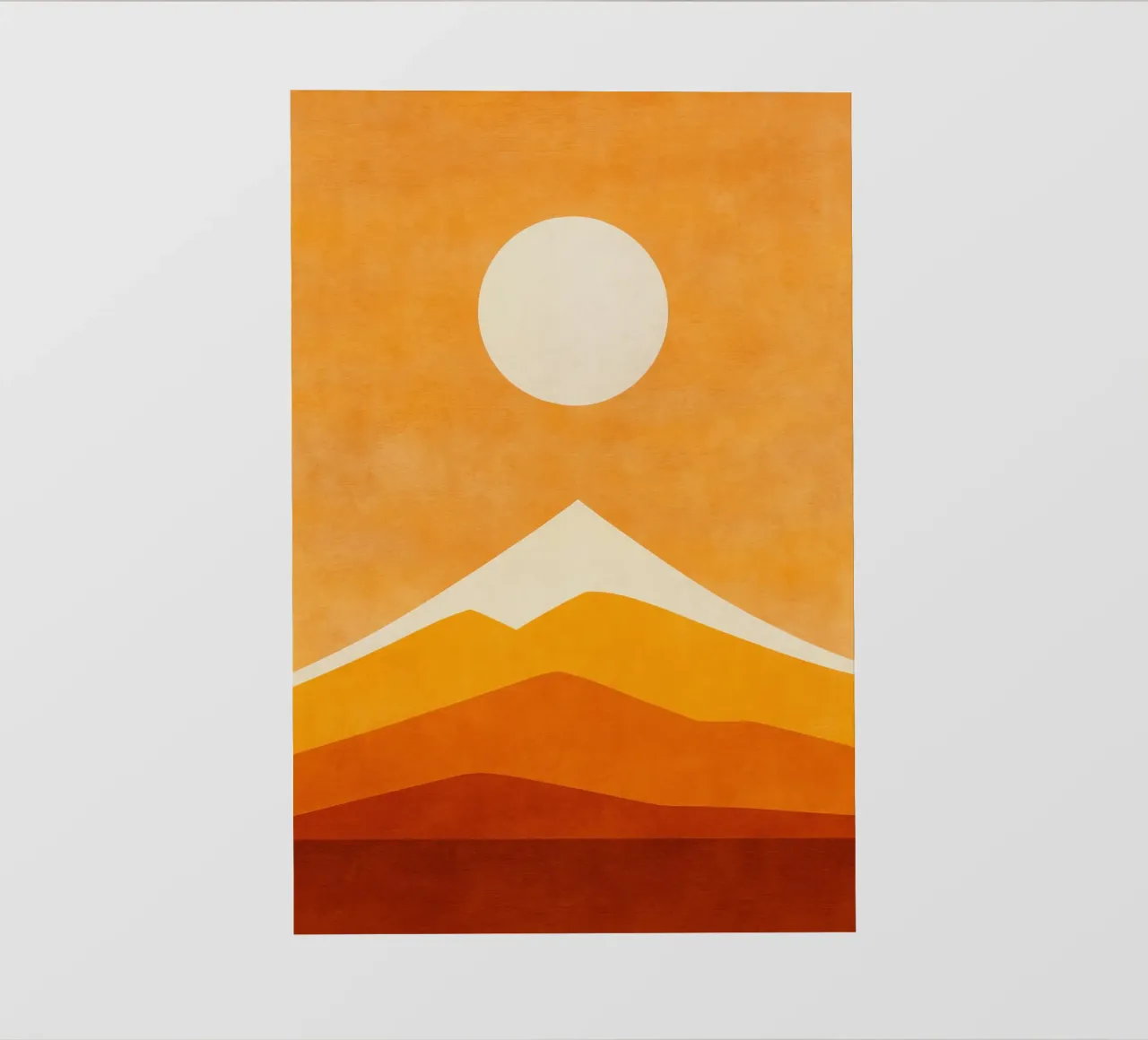 Monte Fuji - Alba radiosa telo in pvc da Affiches Soleil & Déco Lumineuse – Sunny