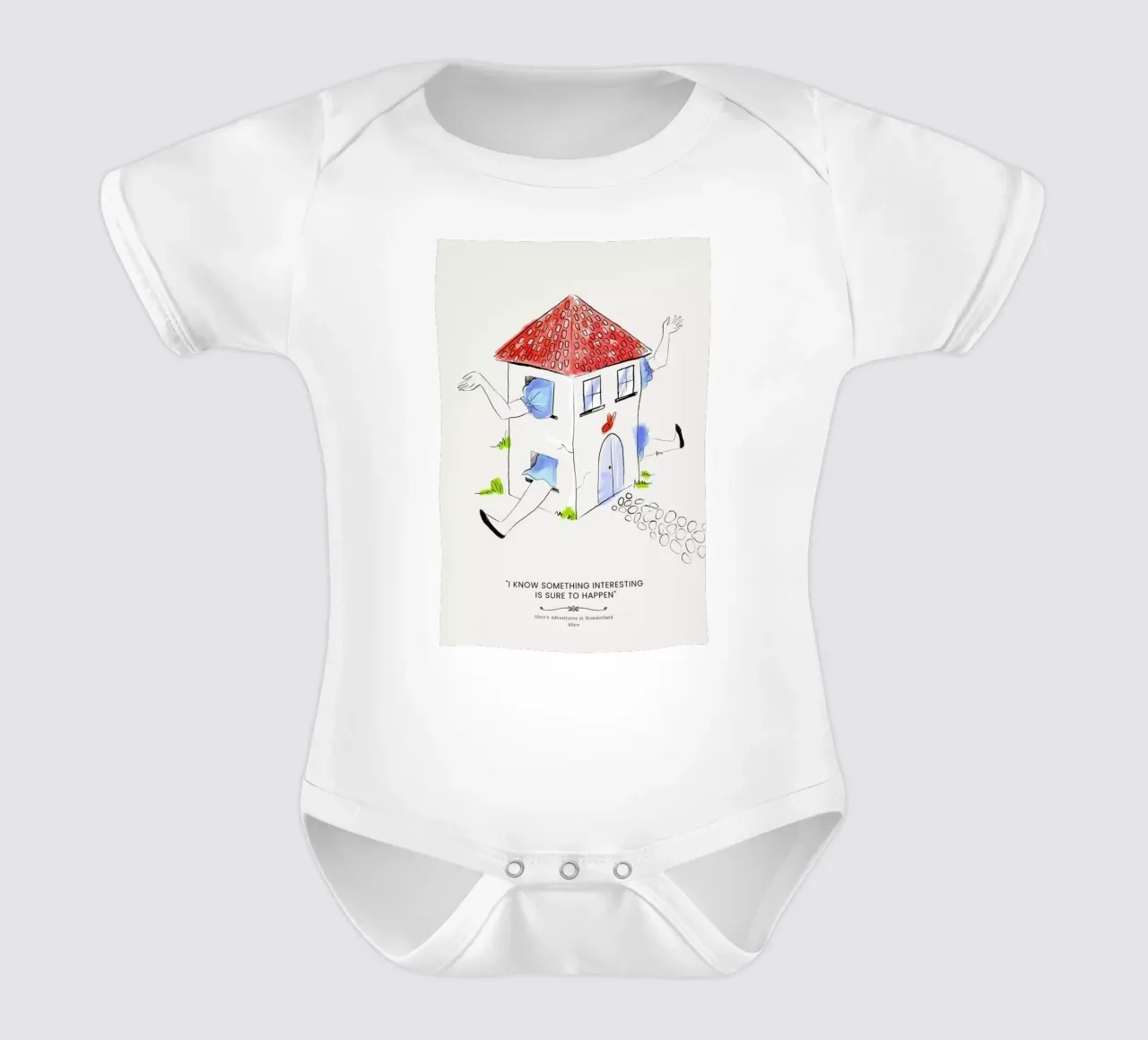 Alice body neonato maniche corte da Little Flourishes