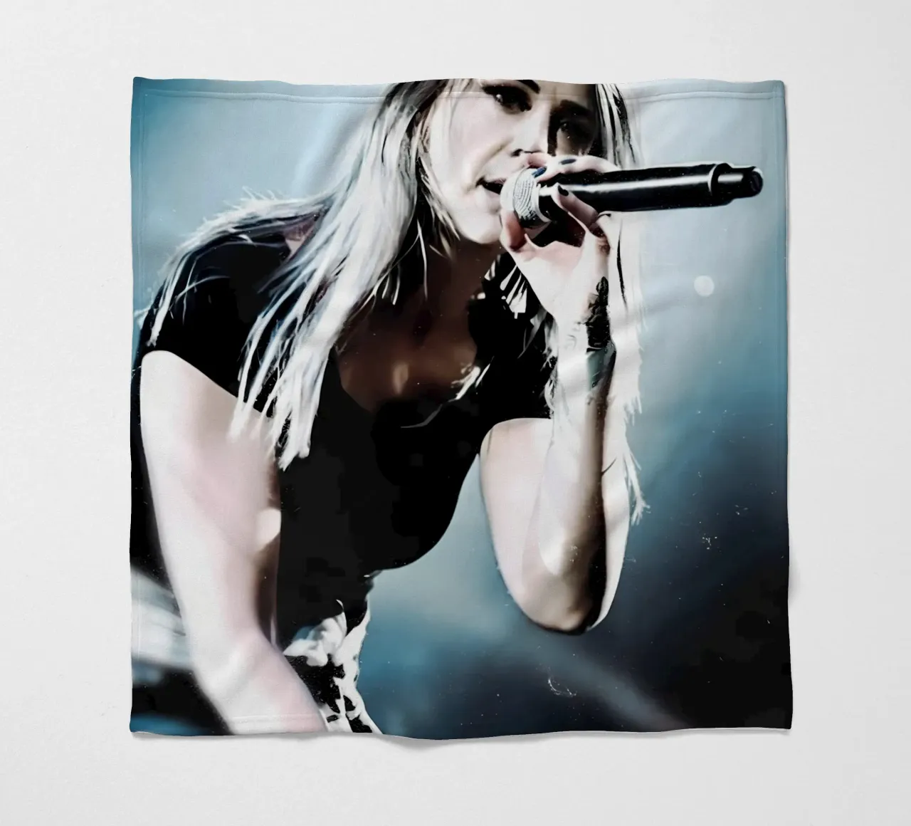 Jen Ledger coperta in pile da Low poly art