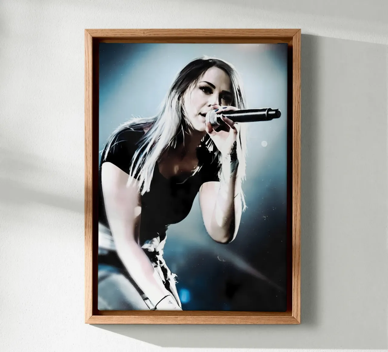 Jen Ledger canvas by Low poly art