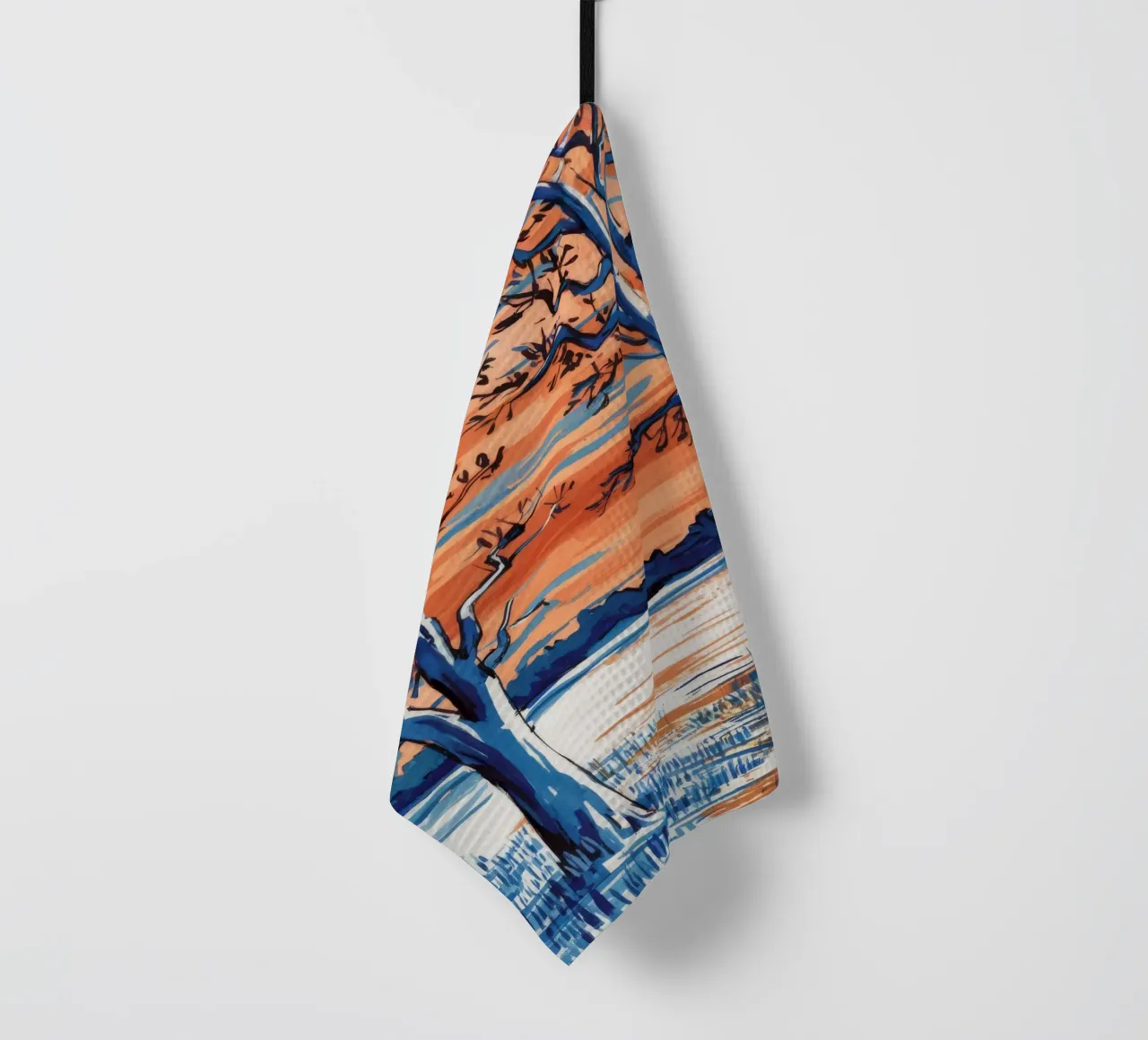 Miroir ardent Still torchon de Obisidian Brush