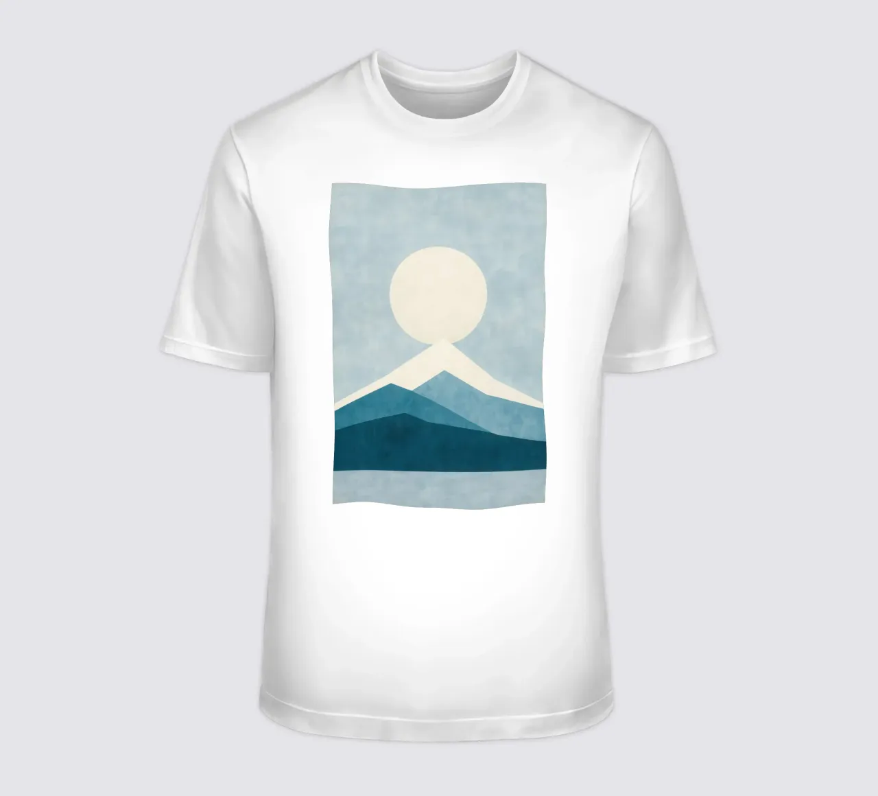 Monte Fuji - Silenzio polare t-shirt da Affiches Soleil & Déco Lumineuse – Sunny