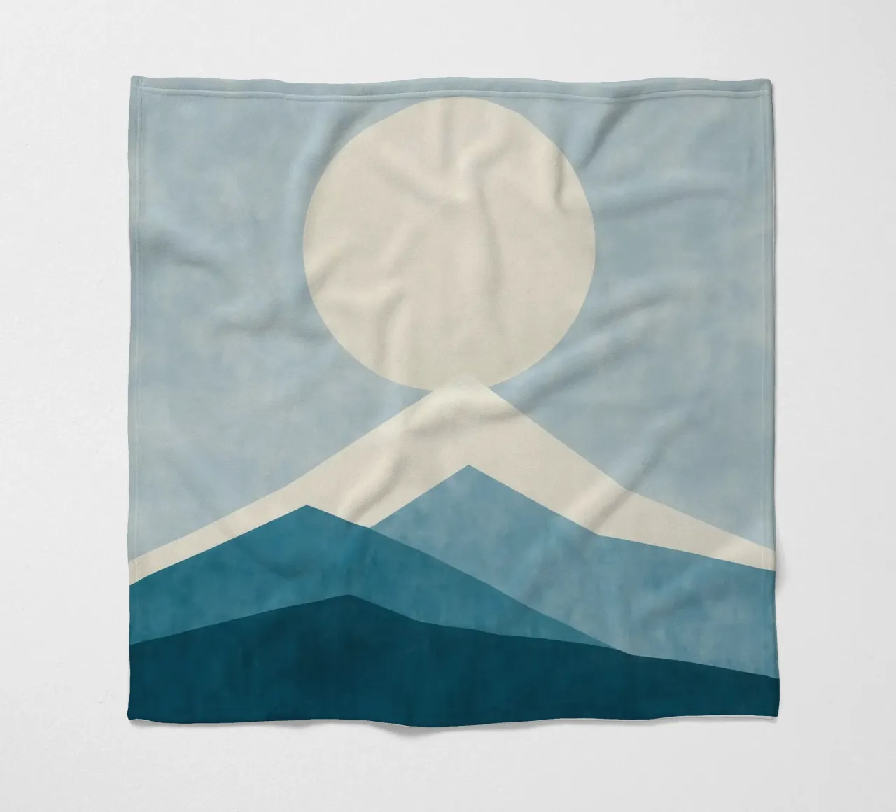 Monte Fuji - Silenzio polare coperta in pile da Affiches Soleil & Déco Lumineuse – Sunny