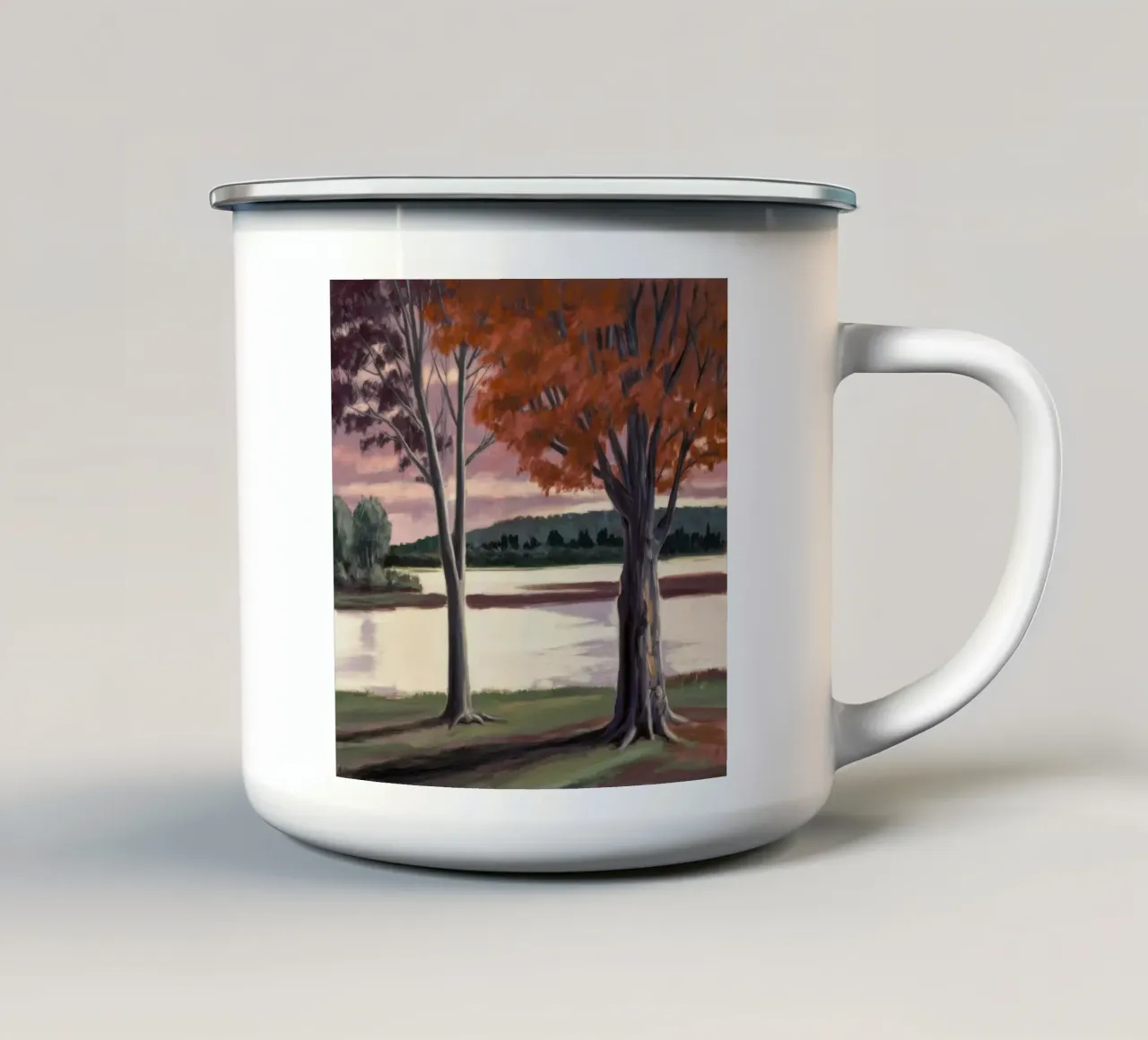 Foresta crepuscolare Hush tazza in smalto da Obisidian Brush