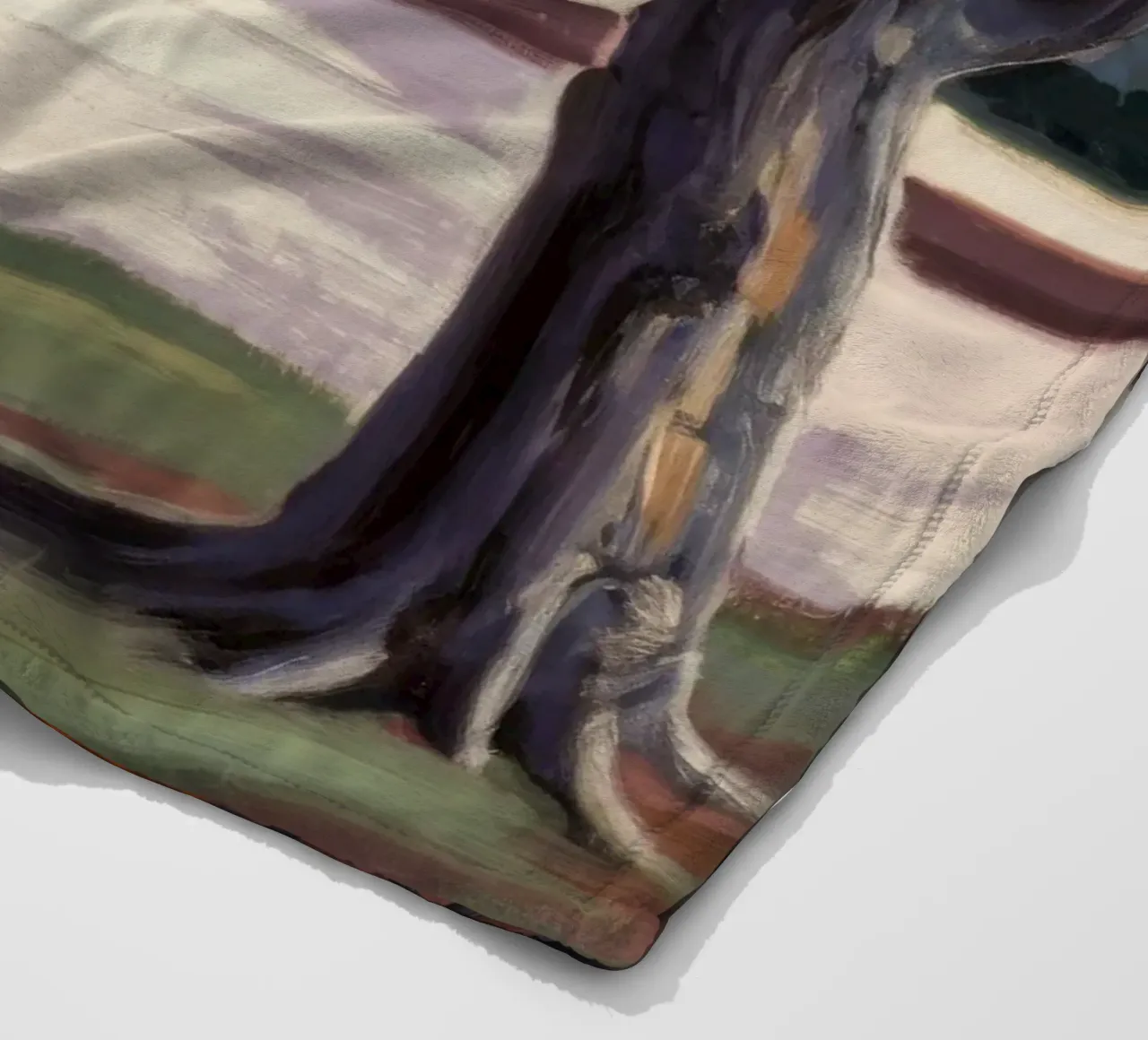 Foresta crepuscolare Hush coperta in pile da Obisidian Brush