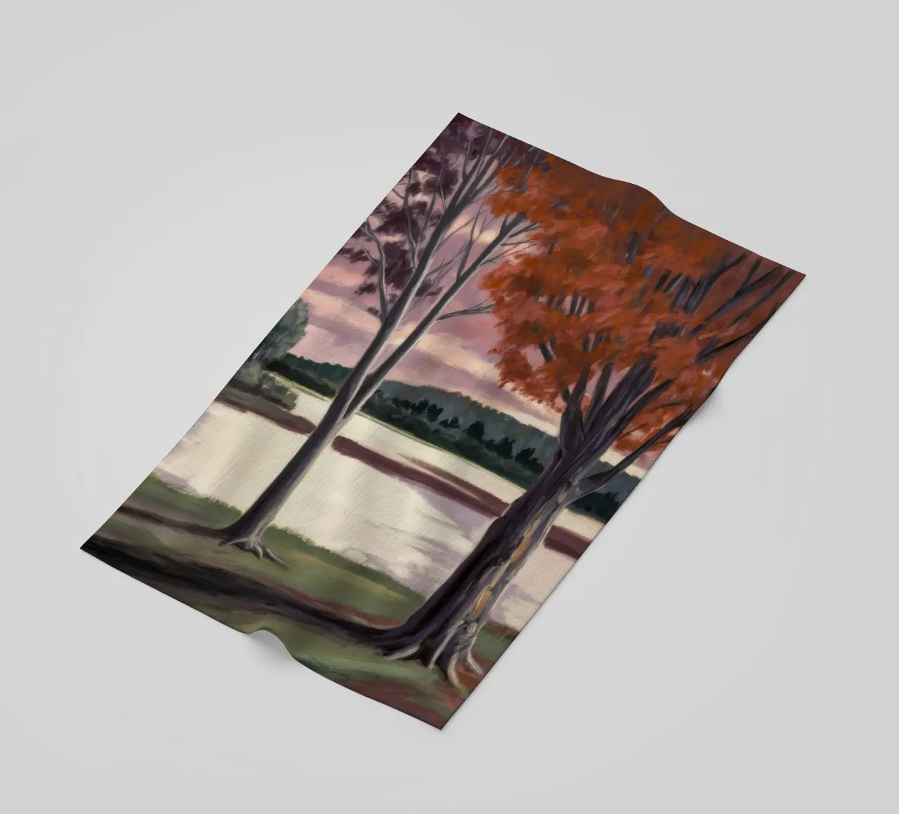 Foresta crepuscolare Hush telo mare da Obisidian Brush