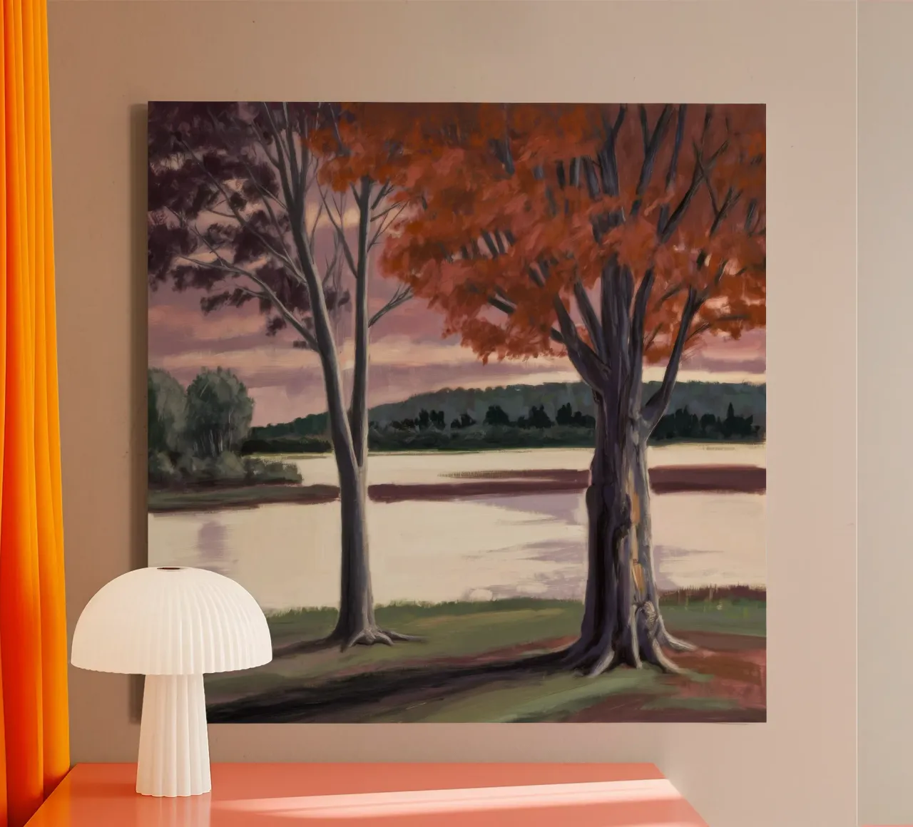 Dusky Forest Hush canvas by Obisidian Brush