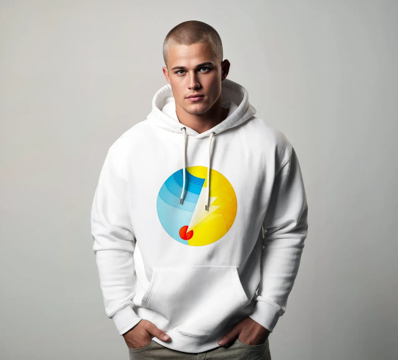 Een andere plaats - Abstract geometrische mandala hoodie van Circle Love