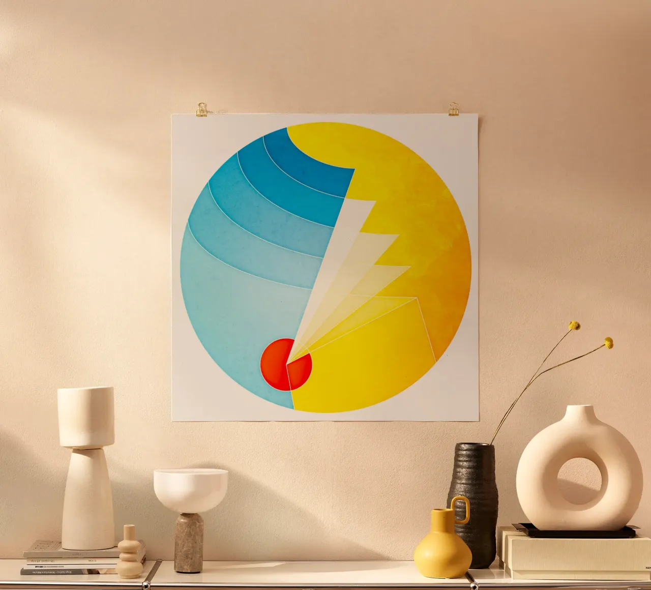 Un autre lieu - Mandala géométrique abstrait hahnemühle de Circle Love