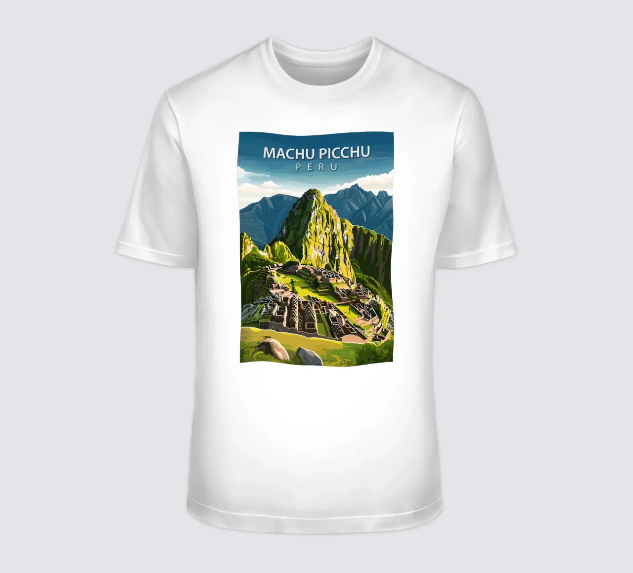 Machu Picchu, Perù t-shirt da Wanderlust Vibes