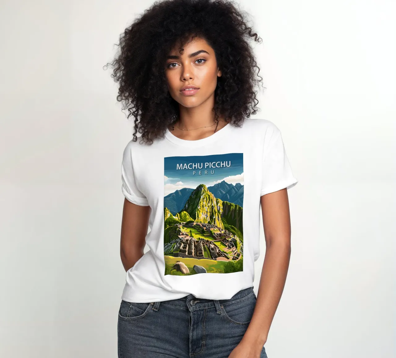 Machu Picchu, Perù t-shirt da donna da Wanderlust Vibes