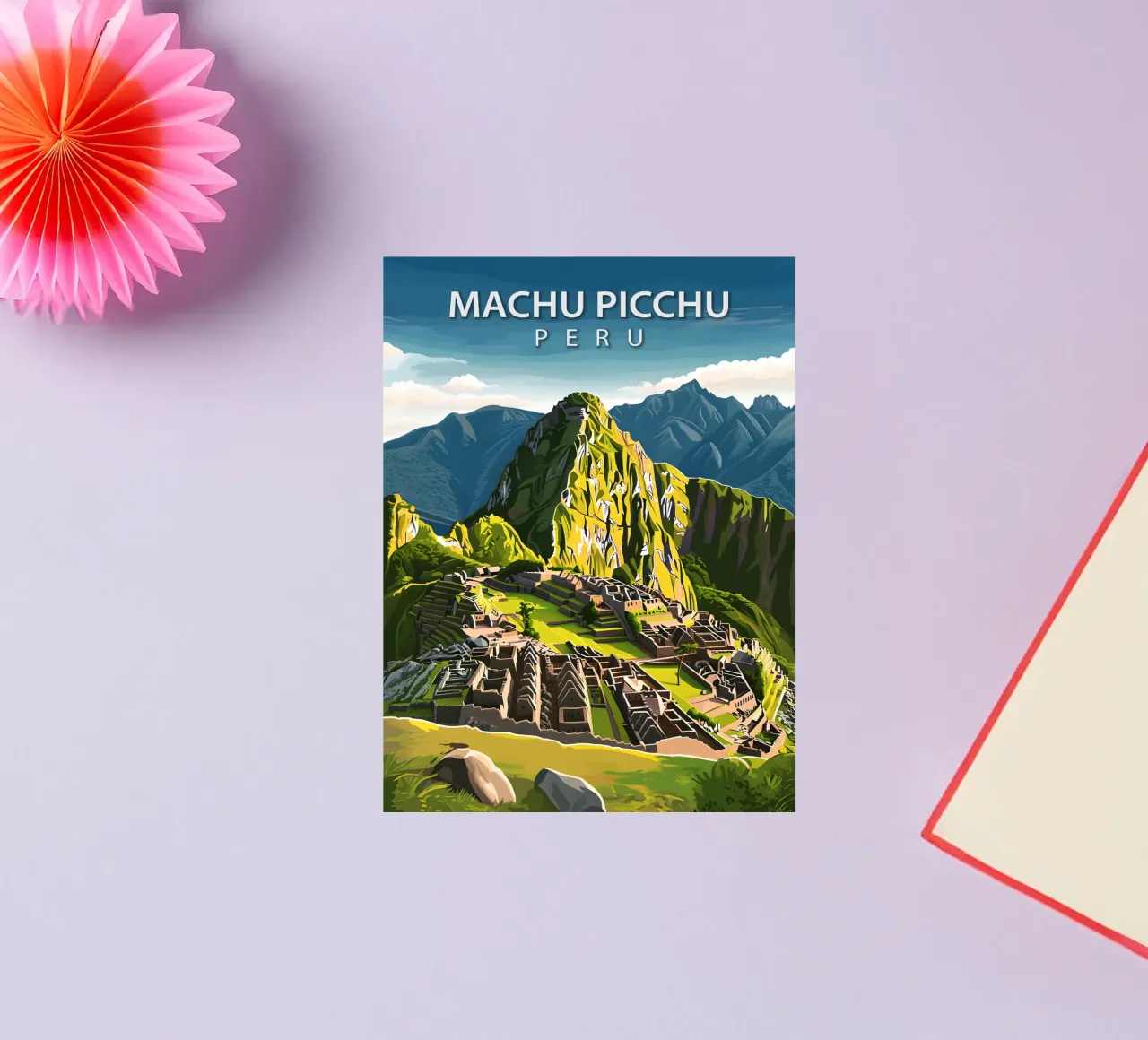 Machu Picchu, Peru Sticker von Wanderlust Vibes