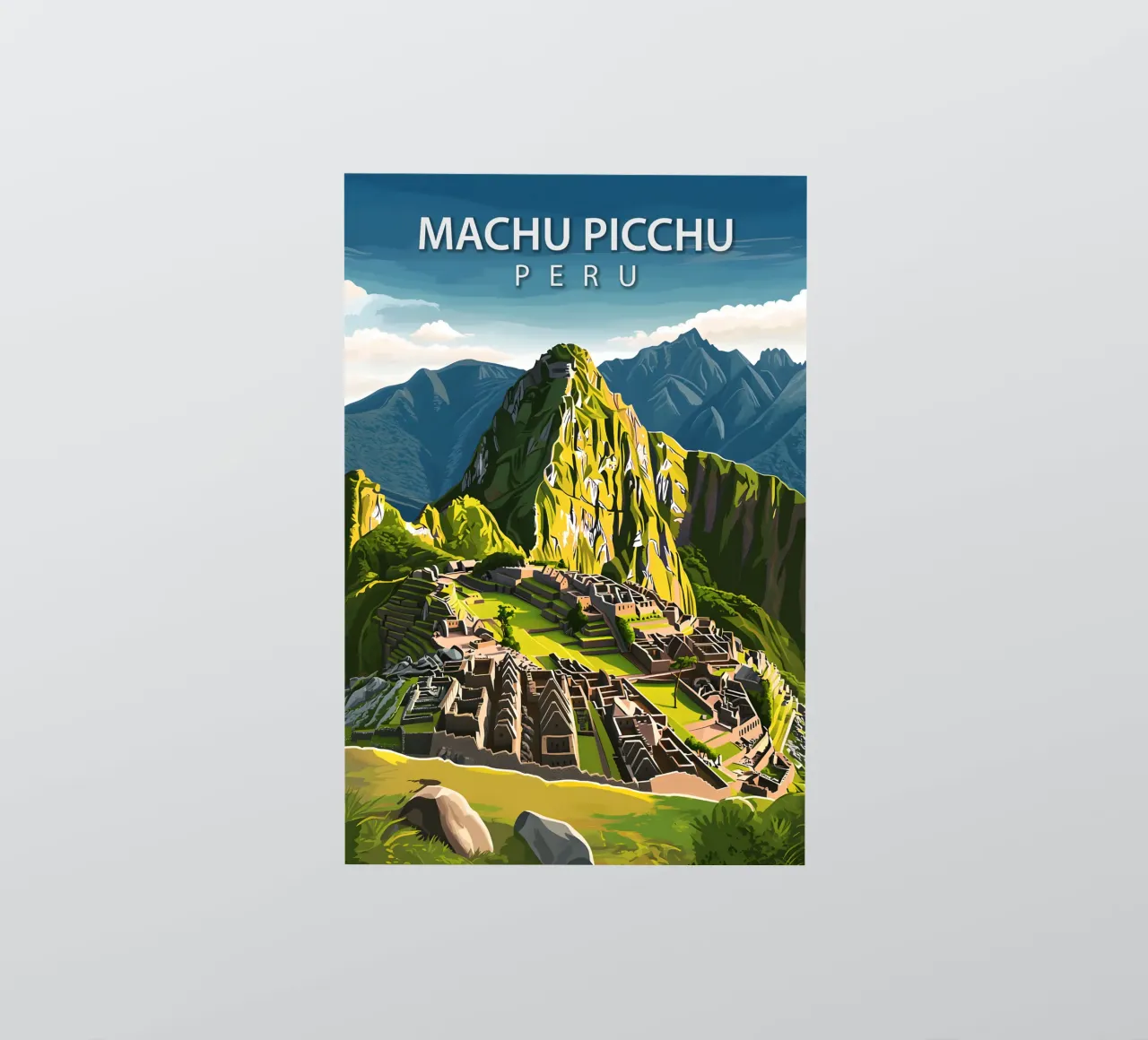 Machu Picchu, Peru Sticker von Wanderlust Vibes