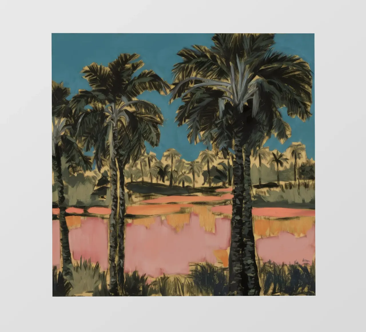Palm Field Dusk pvc cover by Obisidian Brush