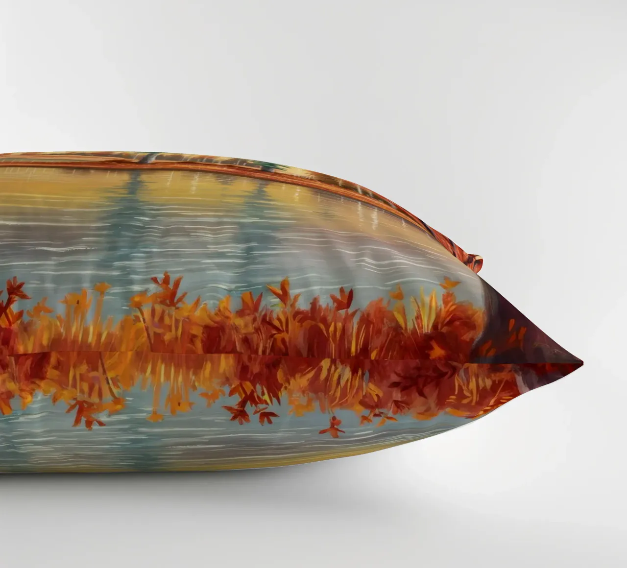 Riflessione autunnale Calma cuscino da Obisidian Brush