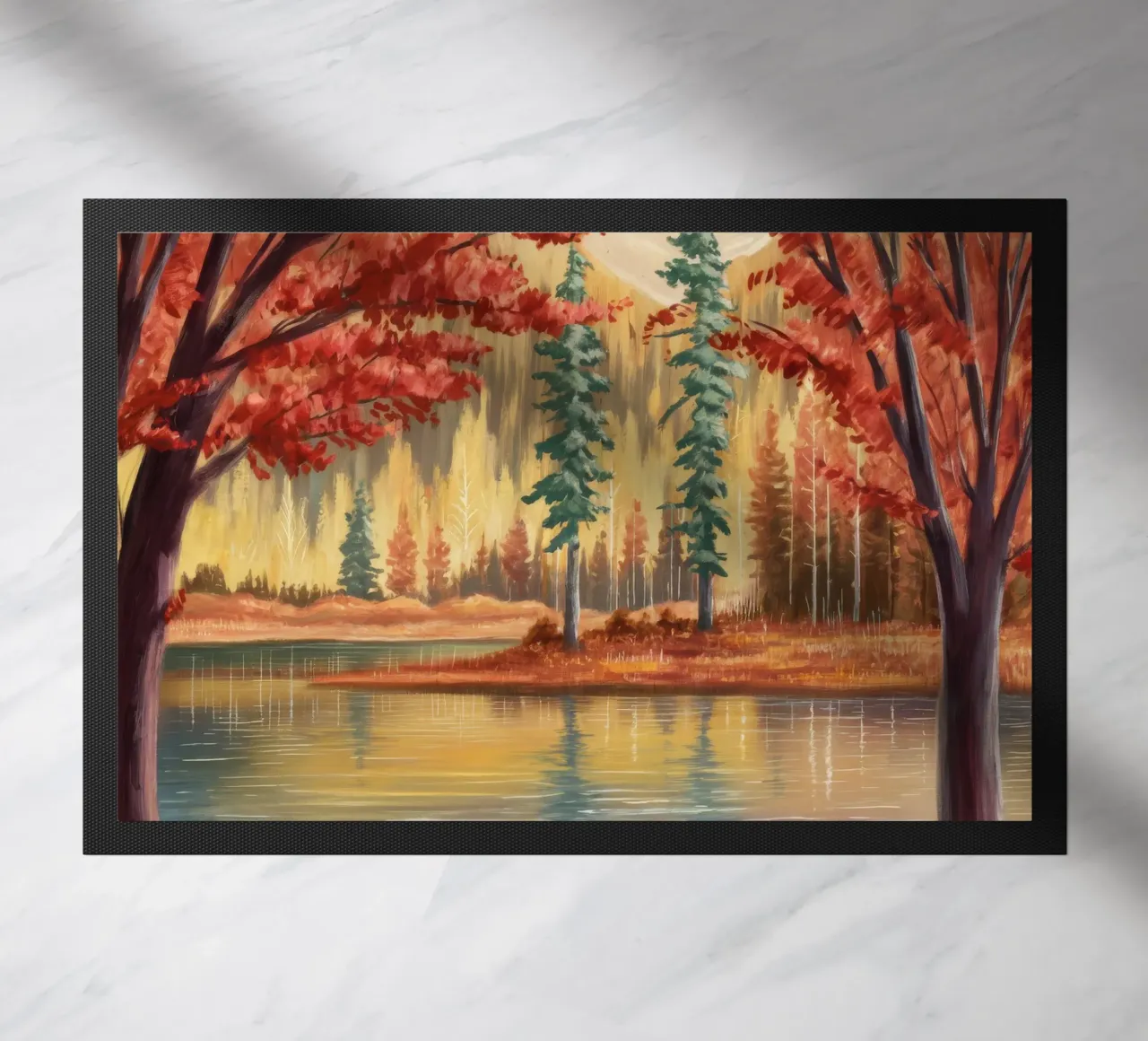 Riflessione autunnale Calma zerbino da Obisidian Brush